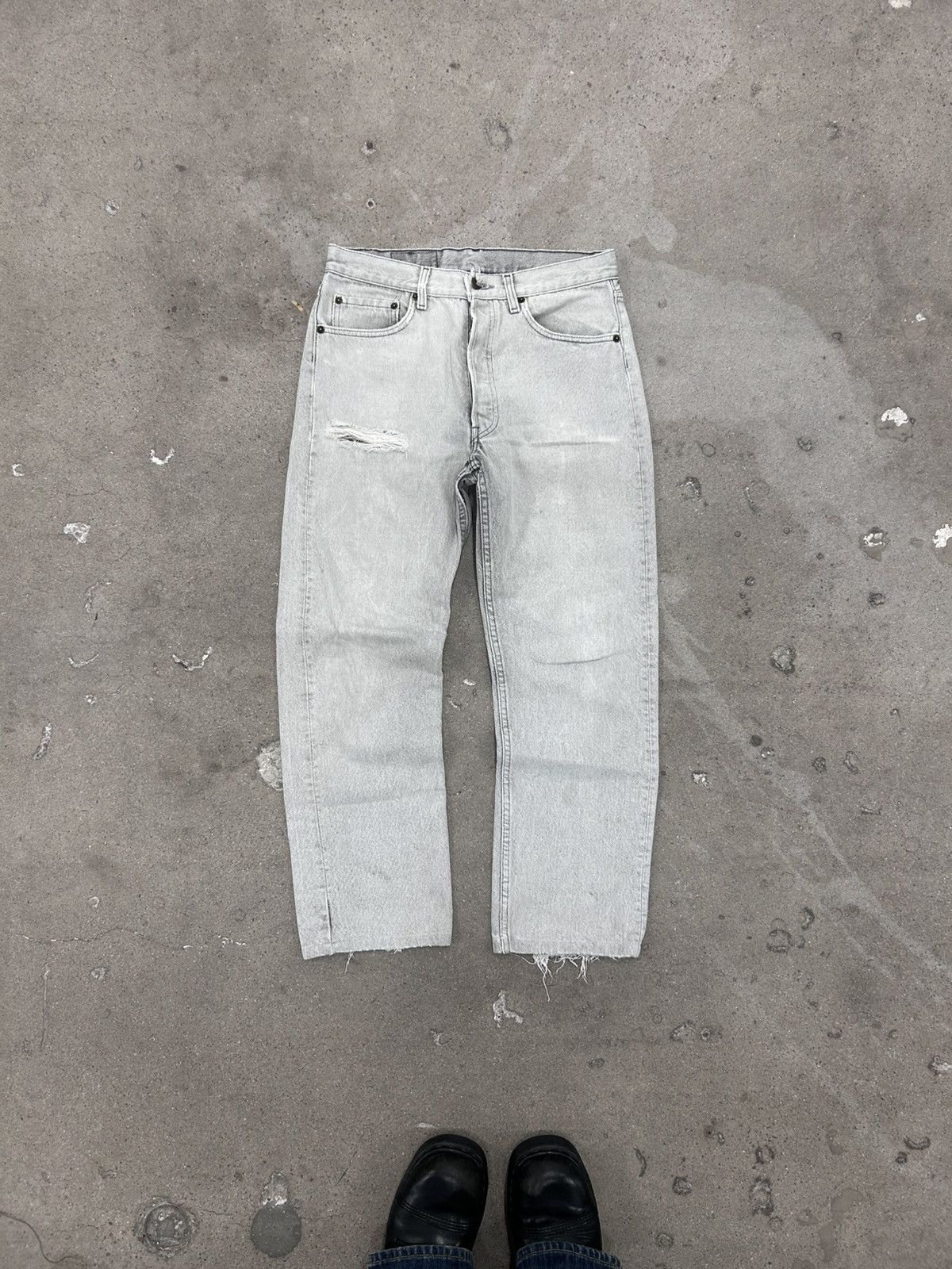 Levi's Vintage 90s Levi's 501 Jeans Made in USA Light Wash Size US 31 - 1 Thumbnail