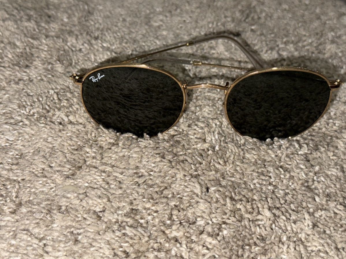 RayBan RayBan Round Metal Vintage Sunglasses Size ONE SIZE - 1 Thumbnail