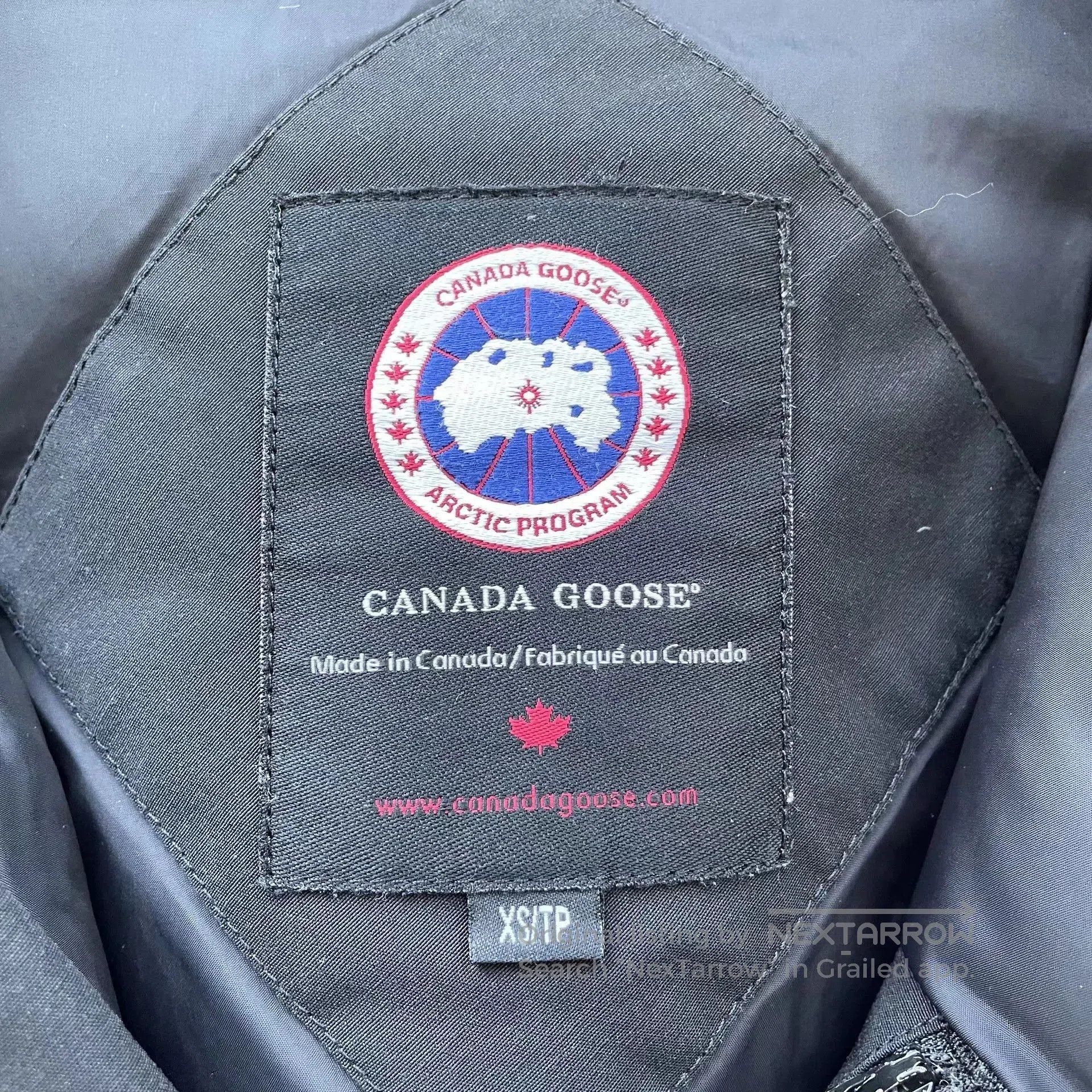 Canada Goose Black Parka with Fur Trimmed Hood - XS. Size US XS / EU 42 / 0 - 4 Thumbnail