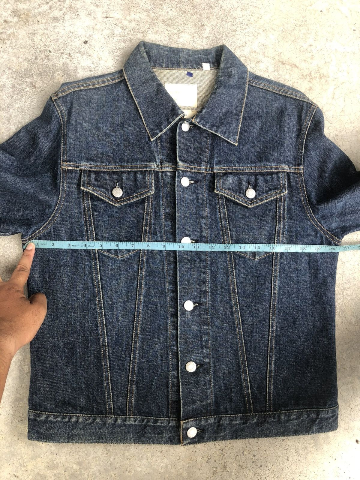 Helmut Lang Helmut Lang Classic Raw Denim Jacket Size US L / EU 52-54 / 3 - 23 Thumbnail