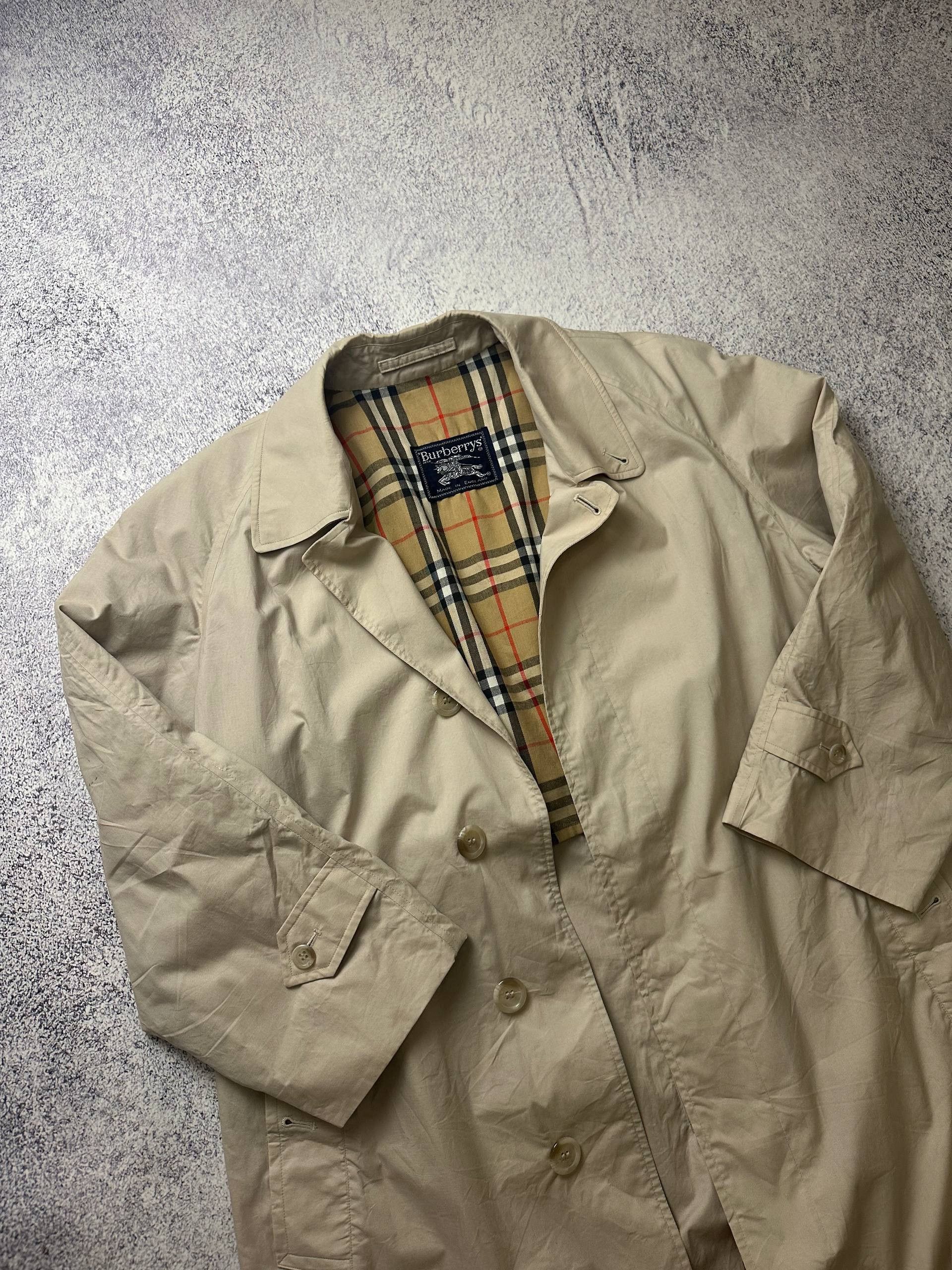 Burberry Burberrys Vintage Trench Coat Size S / US 4 / IT 40 - 2 Thumbnail