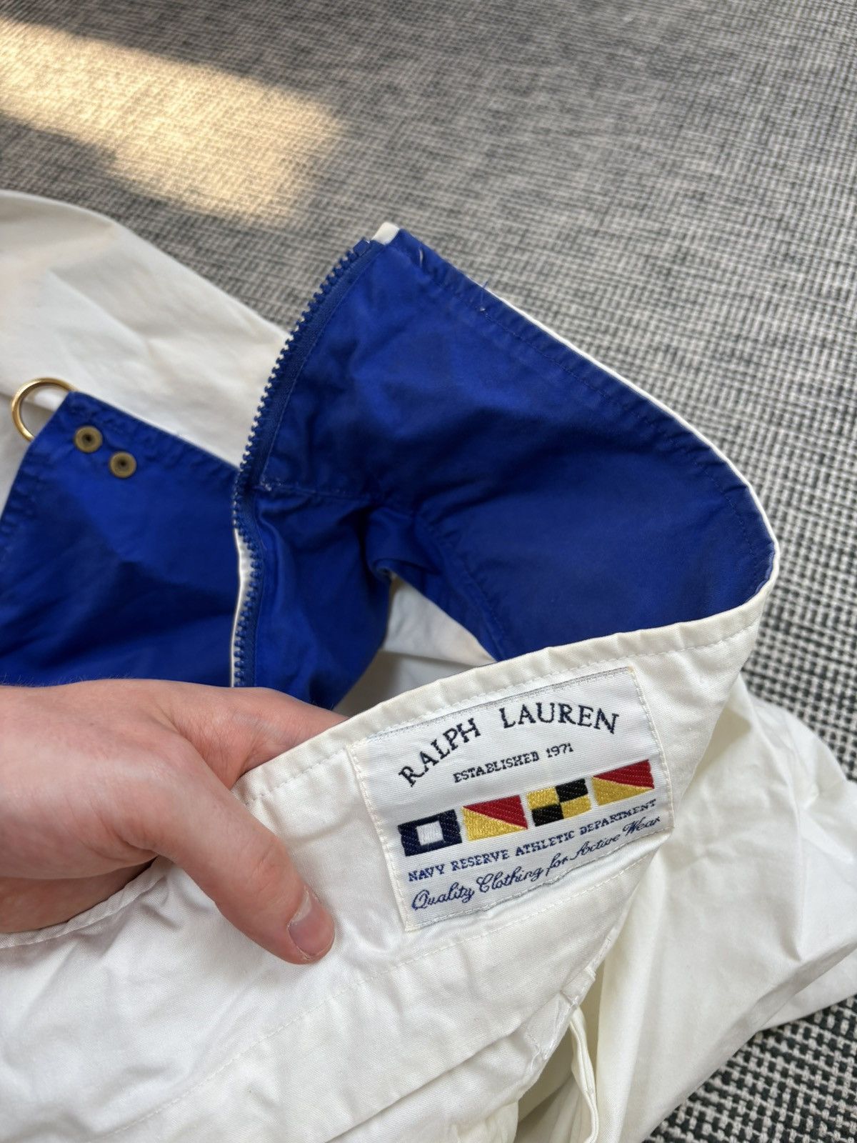 Polo Ralph Lauren rare 1990s polo ralph lauren fireman lobster clasp jacket Size US M / EU 48-50 / 2 - 9 Thumbnail