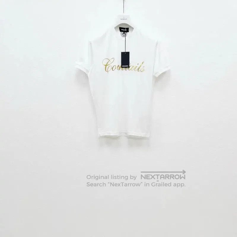 DSQUARED2 Men's Summer White Cotton T-Shirt .