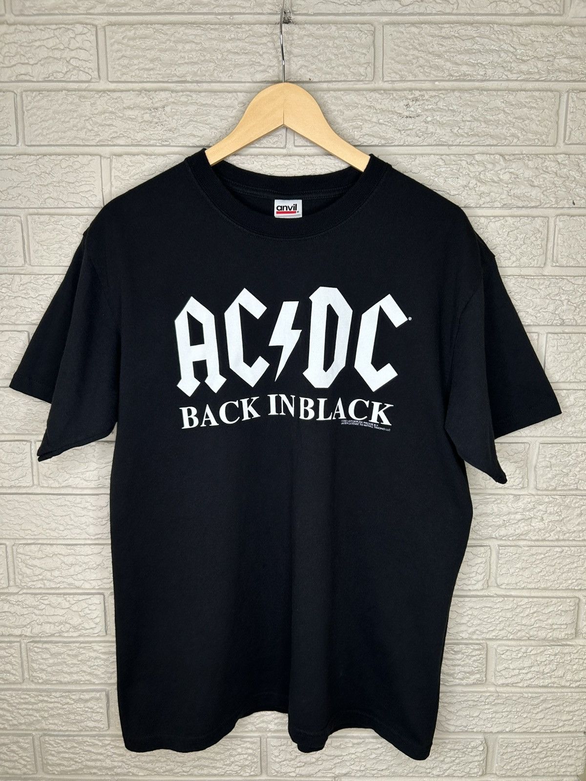 Band Tees Vintage 2003 ACDC Back In Black T Shirt Size US L / EU 52-54 / 3 - 1 Thumbnail