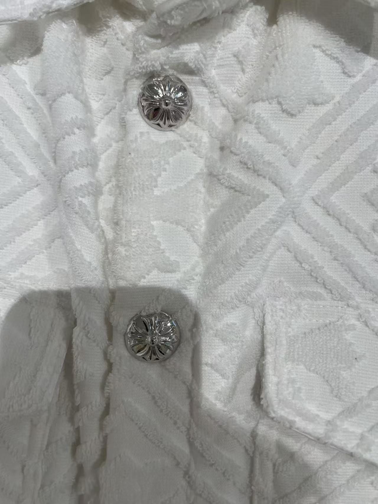 Chrome Hearts Chrome Hearts Terry Cloth Plus Monogram Short Sleeve Shirt Size M / US 6-8 / IT 42-44 - 5 Thumbnail