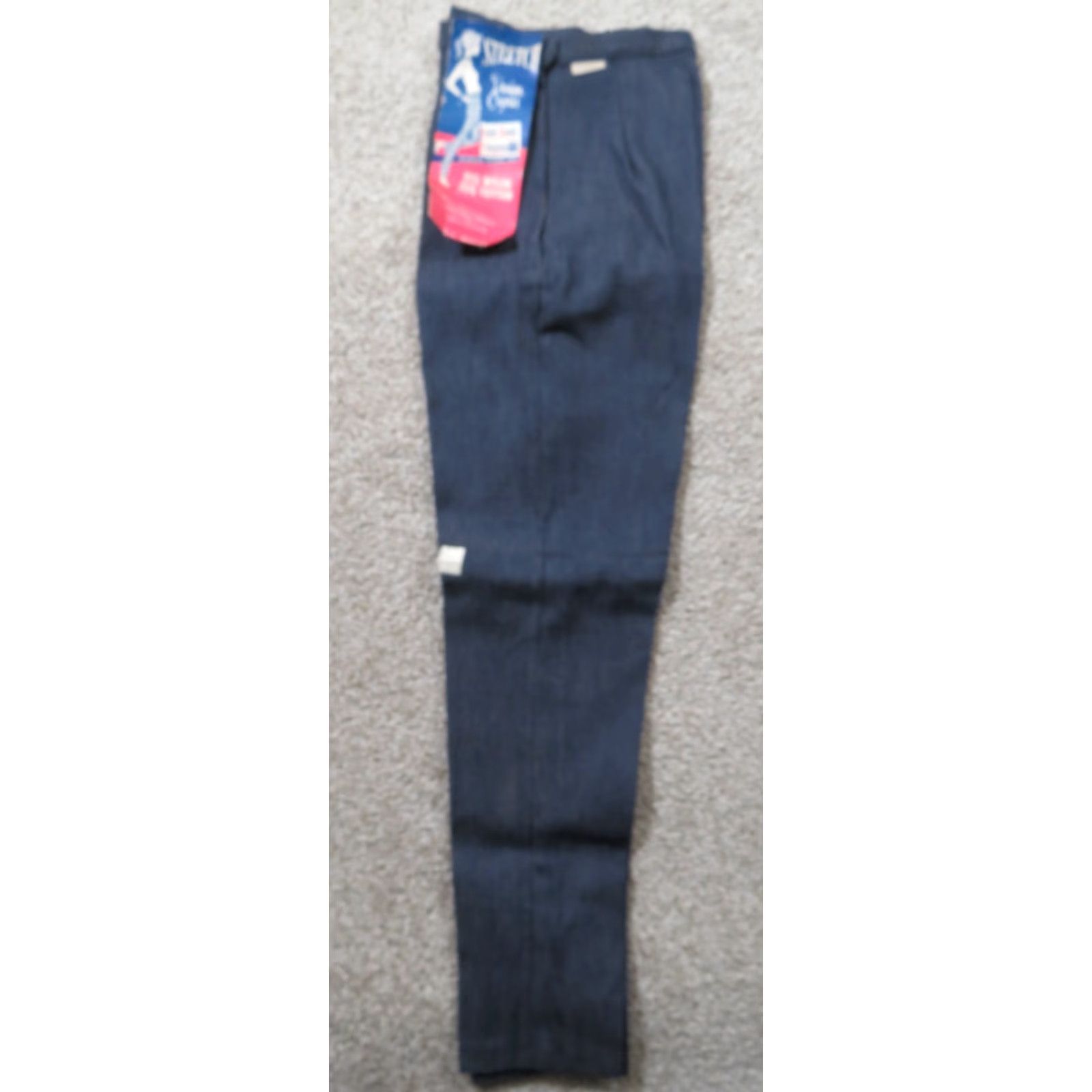 Denime VINTAGE Martinsville Sanforized Jeans Capris Denim Women’s 2XS 22x26 Blue 1950s Disco Slim Skinny Casual Mens/Womens Size 40" / US 18 - 2 Thumbnail
