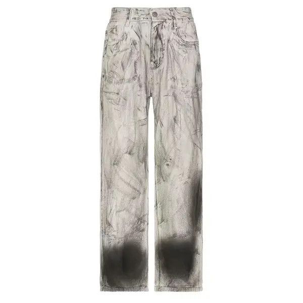 VIBE Vintage jet black tie dye washed dirty jeans Size US 30 / EU 46 - 1 Thumbnail