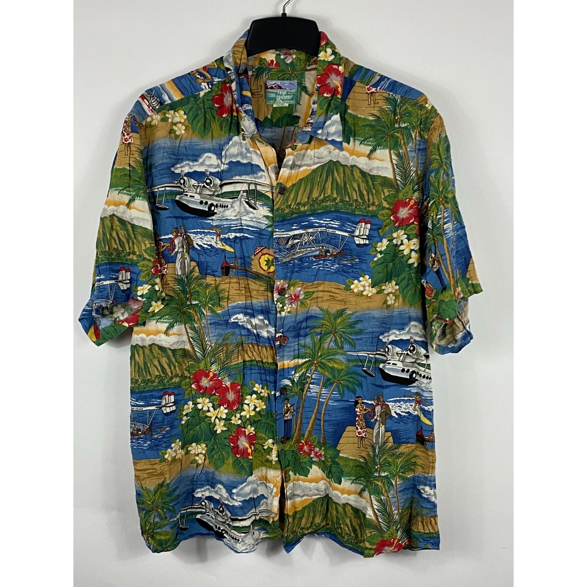 Reyn Spooner Vintage Reyn Spooner Inter Island Airways Hula Girl ...