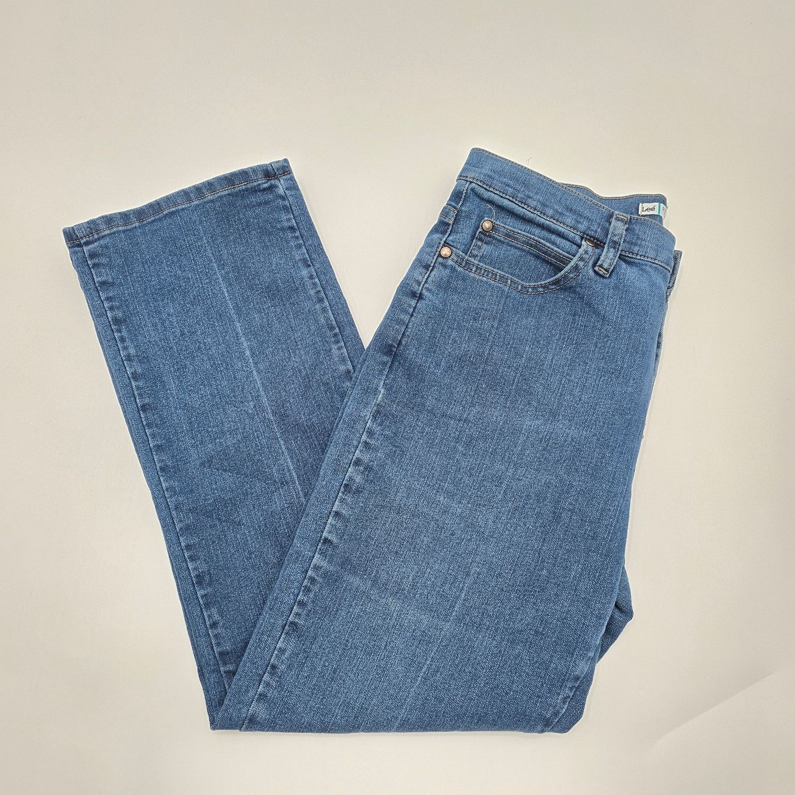 Lee Lee Blue Relaxed Fit Denim Jeans Pants 8 Petite Size 30" / US 8 / IT 44 - 1 Thumbnail