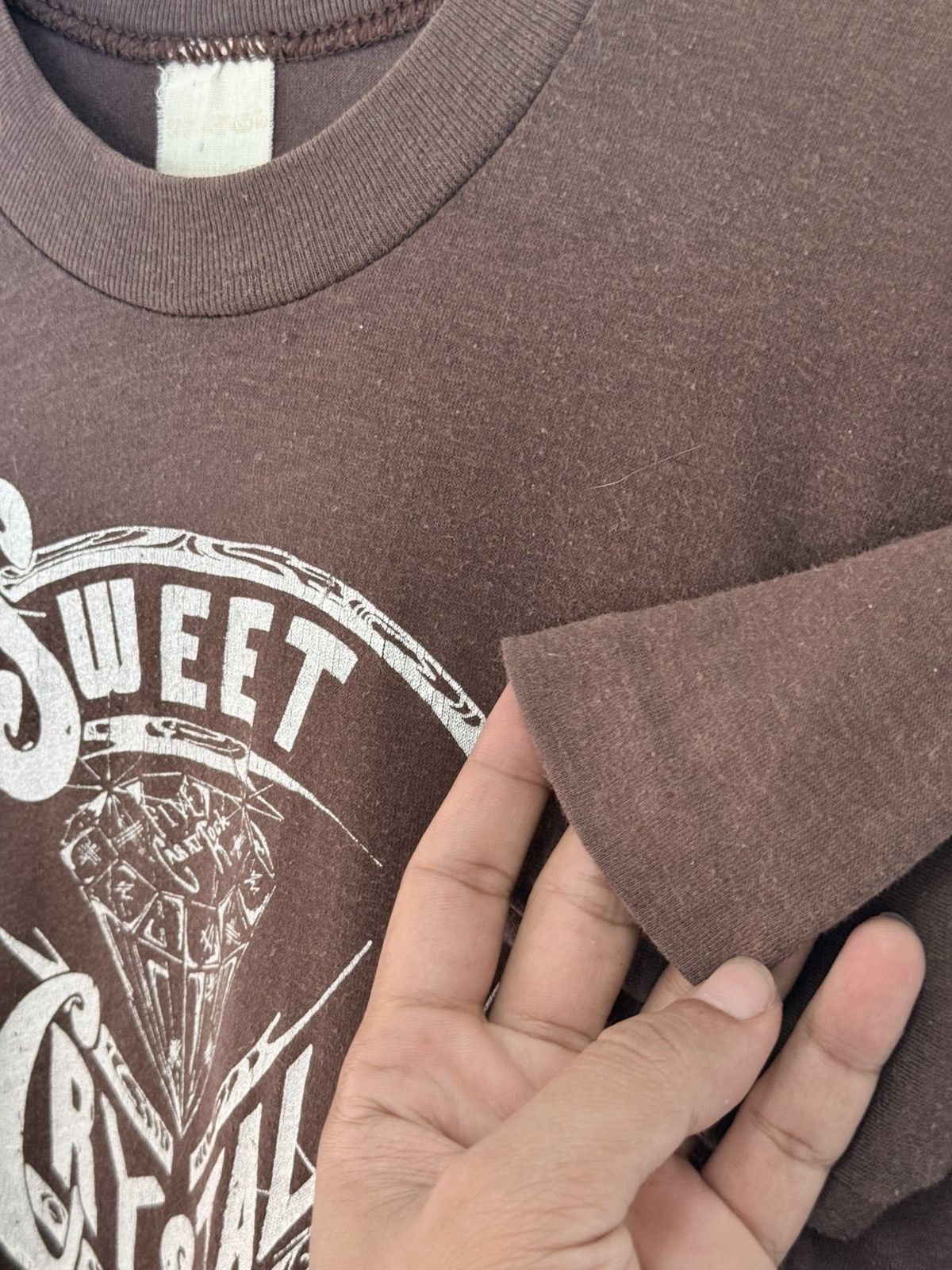 Band Tees Rare Sweet Crystal 70’s 5 Carat Rock. Size US S / EU 44-46 / 1 - 7 Thumbnail