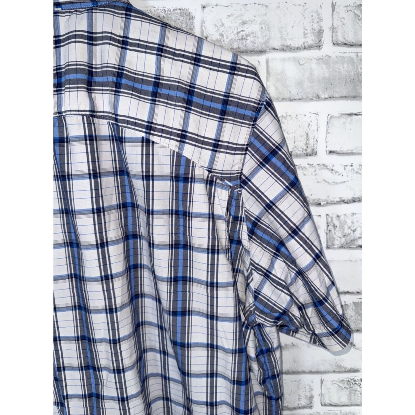 The North Face NORTH FACE blue Plaid Ventilated Hiking Shirt Mens XL Size US XL / EU 56 / 4 - 6 Thumbnail
