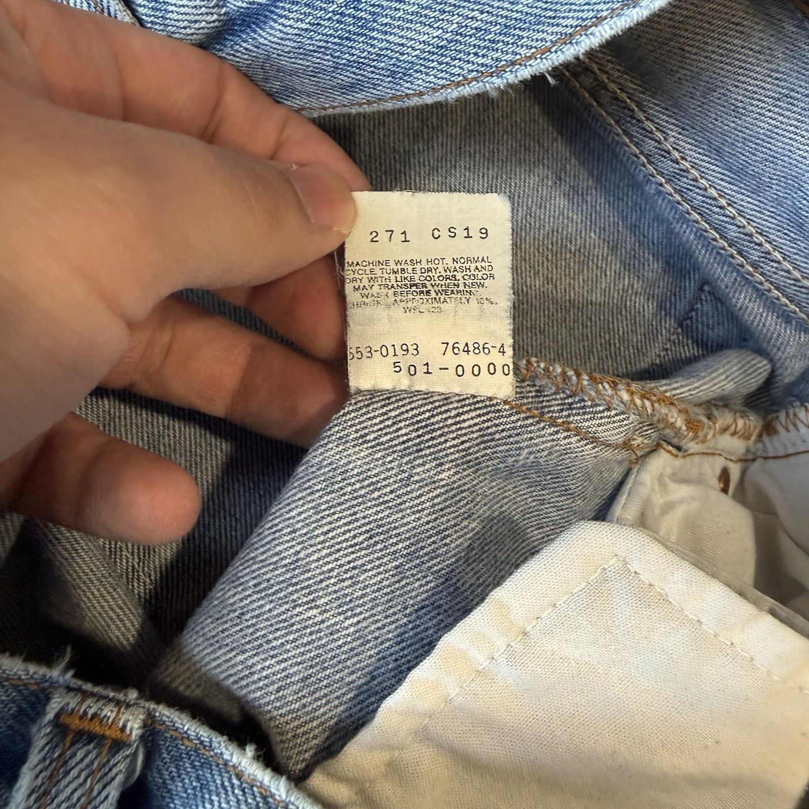 Levi's Vintage Levis 501 Jeans 32 Straight Leg 80s Denim Workwear Size US 32 / EU 48 - 8 Thumbnail