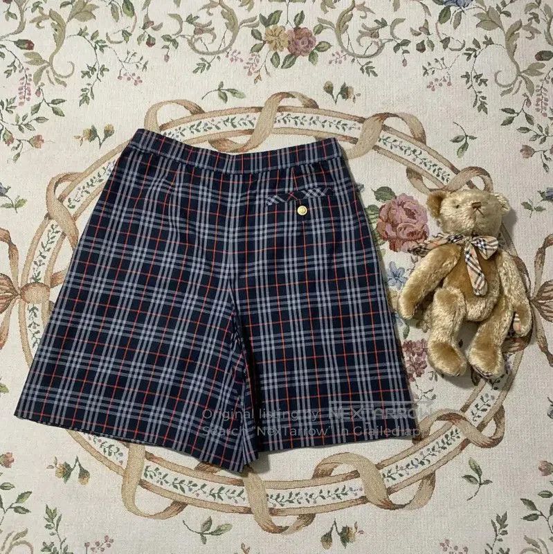 Burberry Burberry Navy Blue Cotton Casual Pants. Size 24" / US 00 / IT 34 - 4 Thumbnail