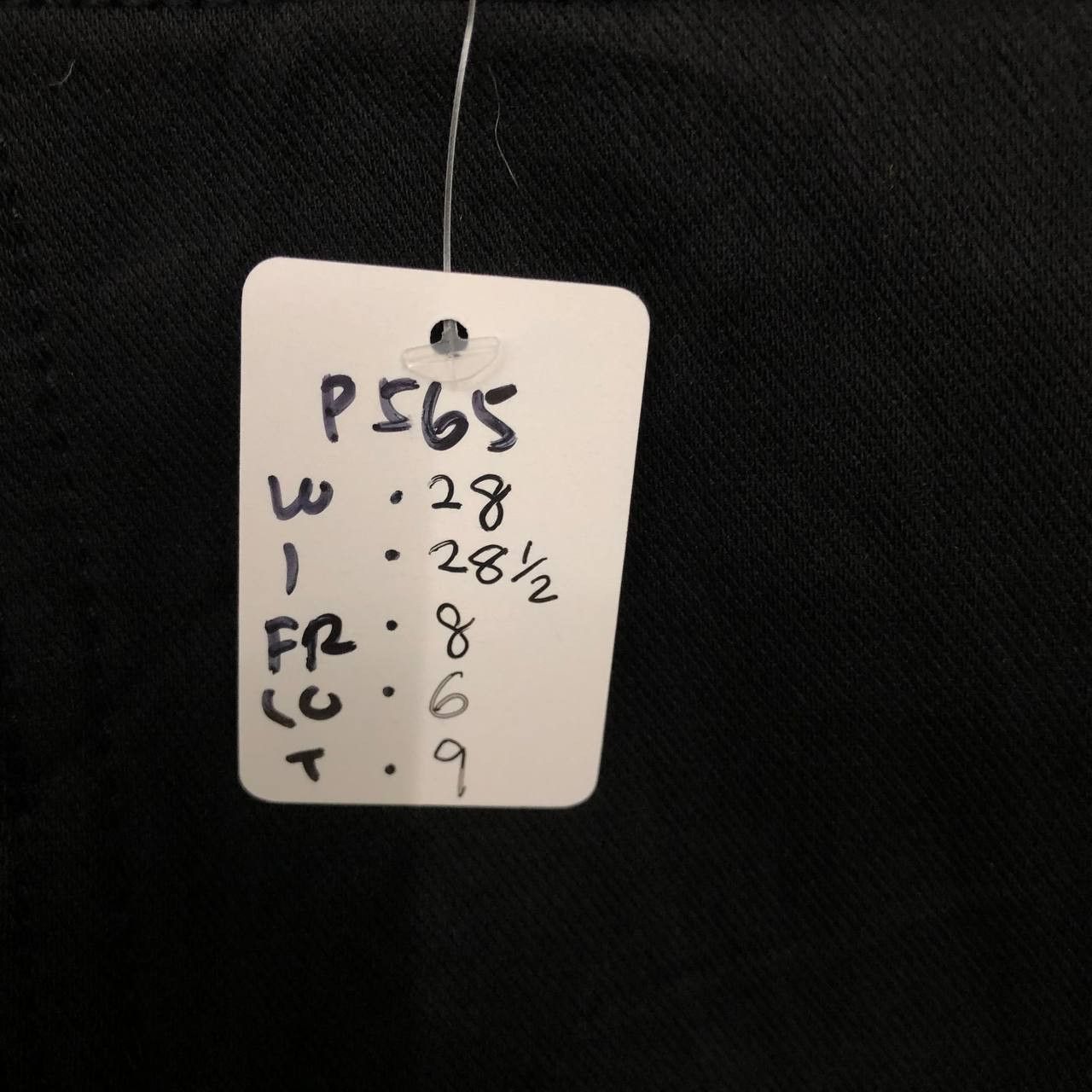 Japanese Brand P565 BACK NUMBER SKINNY JAPAN PANTS Size US 28 / EU 44 - 8 Thumbnail