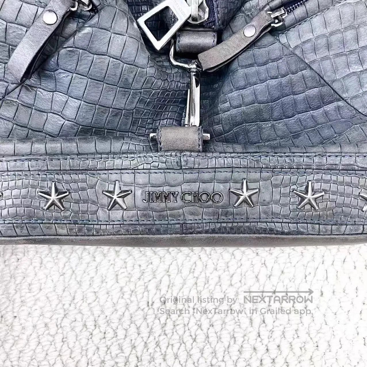 Jimmy Choo Black Leather Backpack with Star Studded Straps. Size ONE SIZE - 2 Thumbnail