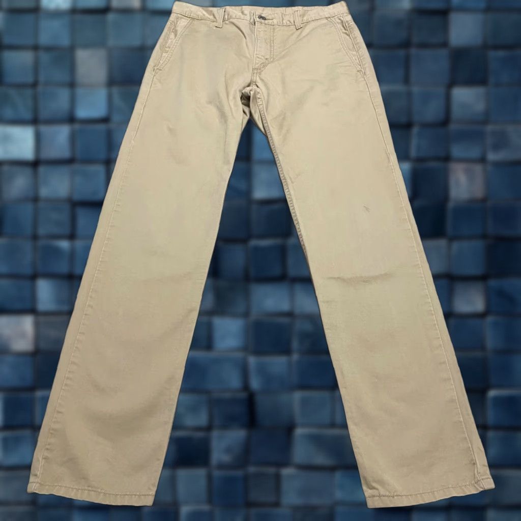 Levi's Levi's Jeans 30x32 Beige Slim Straight Mid Rise Denim 5-Pocket Mens Medium Wash 1847 Size US 30 / EU 46 - 1 Thumbnail