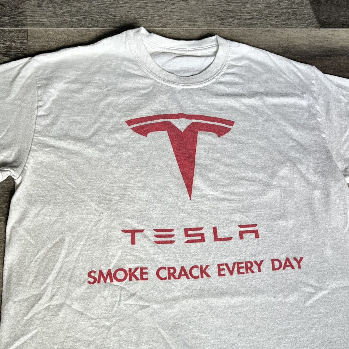 Haunted Starbucks Haunted Starbucks Tesla Smoke Crack Every Day Rare Logo Tee Size US M / EU 48-50 / 2 - 3 Thumbnail
