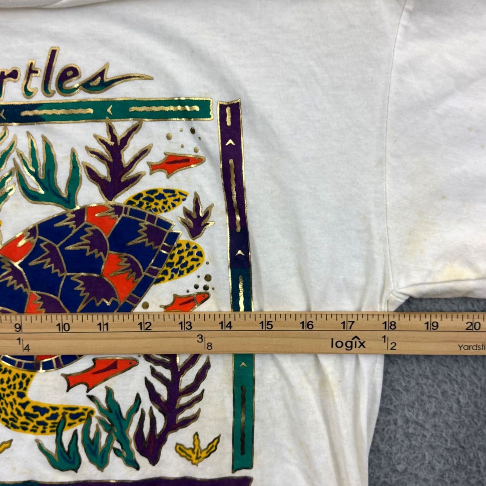 Vintage Vintage 80s Sea Turtles Shirt - Adult Small Size Unisex Travel Outdoor Knit Size US S / EU 44-46 / 1 - 7 Thumbnail