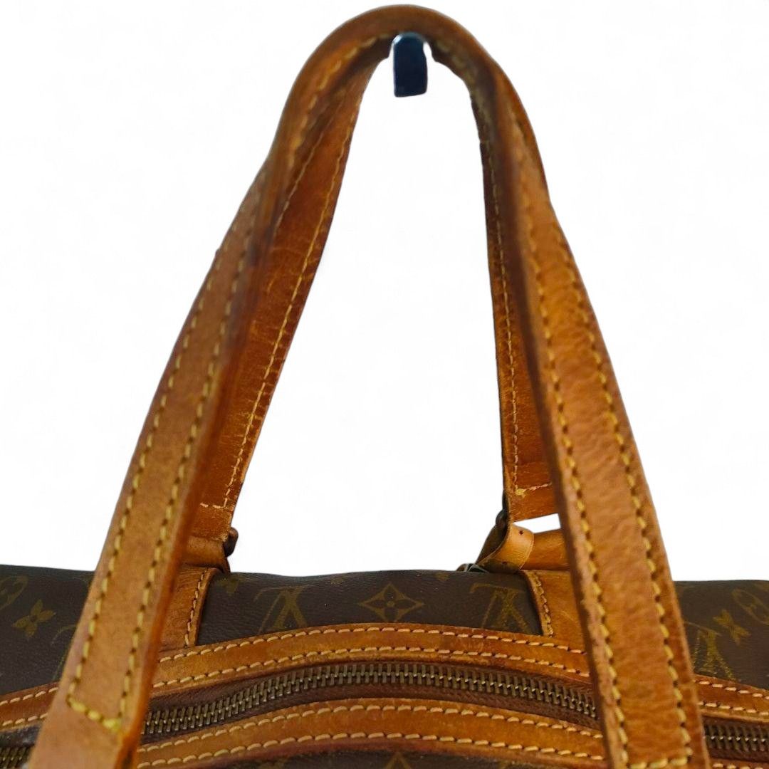 Louis Vuitton Louis Vuitton - Sax Pool 45 Leather Monogram Boston Handbag Size ONE SIZE - 6 Thumbnail
