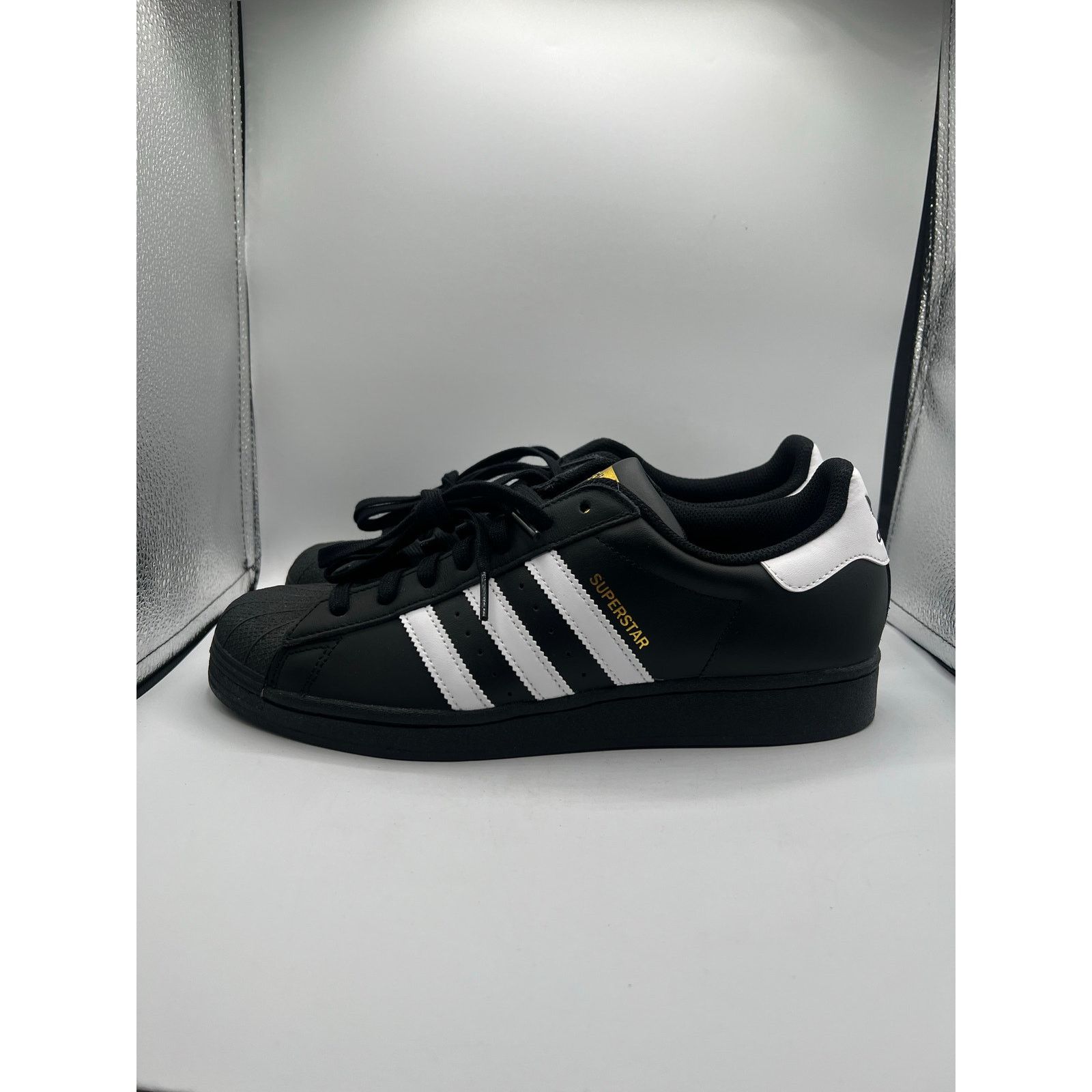 adidas gazelle silver green womens Buy Prada Adidas Black Superstar Core Sneakers Online at Groupie main image 1