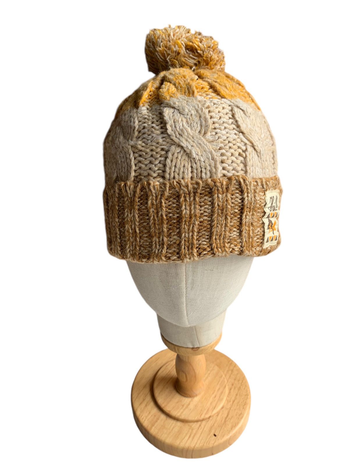 Japanese Brand × Kapital × Vintage Knitted Crochet Winter Session Rare Colour Beanie Hats🧶 Size ONE SIZE - 3 Thumbnail