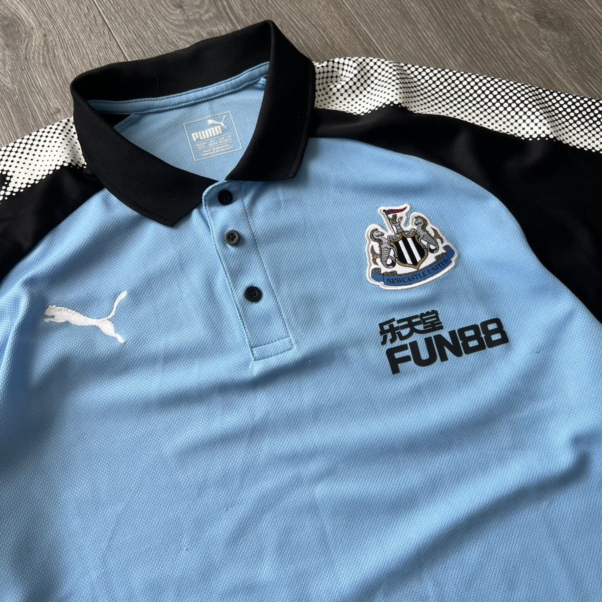 Puma 2017-18 Newcastle Puma Polo Shirt Soccer Jersey Tee Size US XL / EU 56 / 4 - 7 Thumbnail
