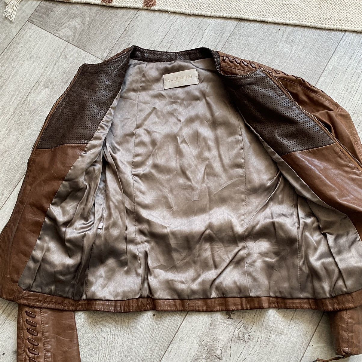 Valentino VALENTINO ROMA AVANT GARDE LEATHER JACKET Size M / US 6-8 / IT 42-44 - 8 Thumbnail
