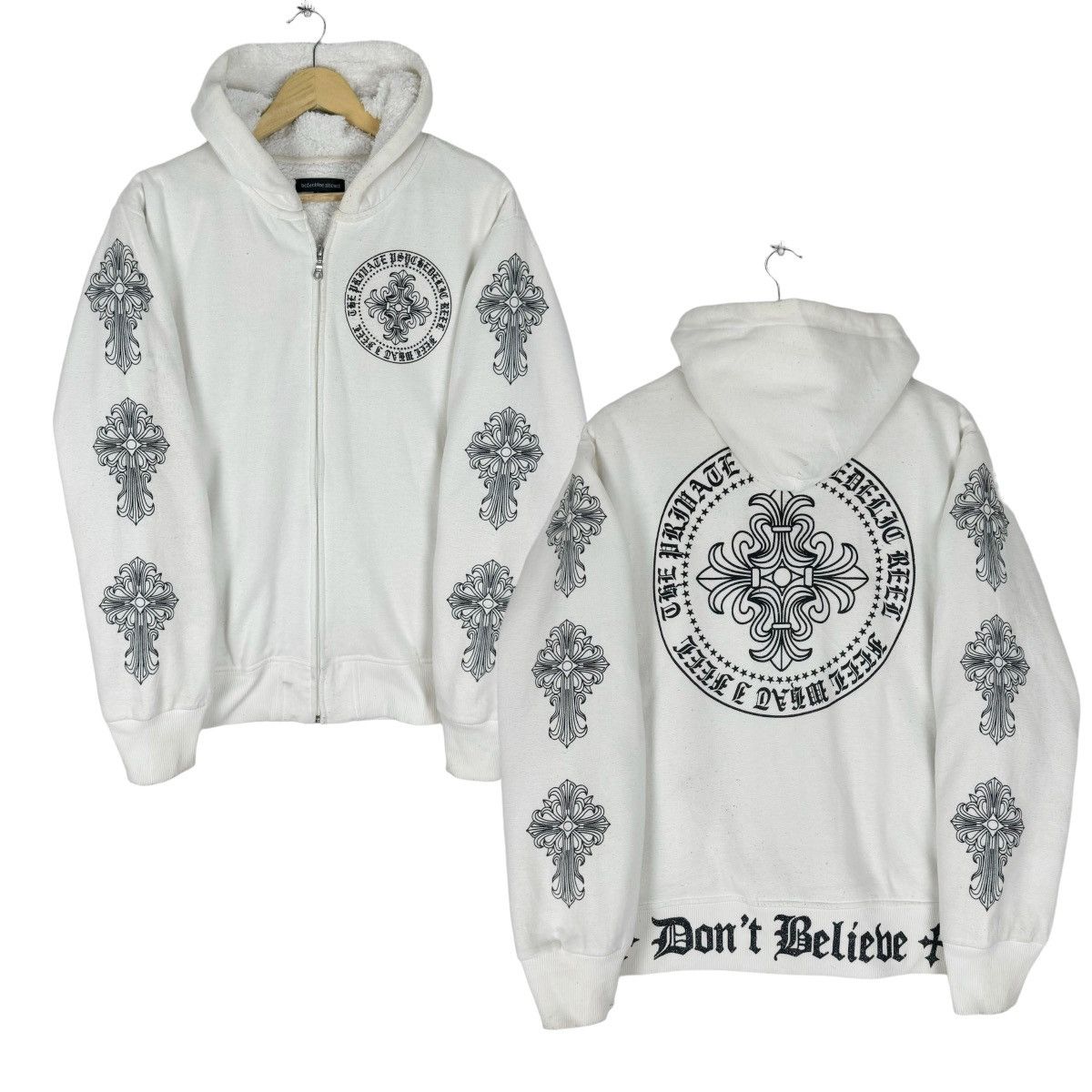 Japanese Brand ☀️DEFECTIBE STRUCT HOODIE SWEATSHIRT LIKE CHROME HEARTS Size US L / EU 52-54 / 3 - 1 Thumbnail