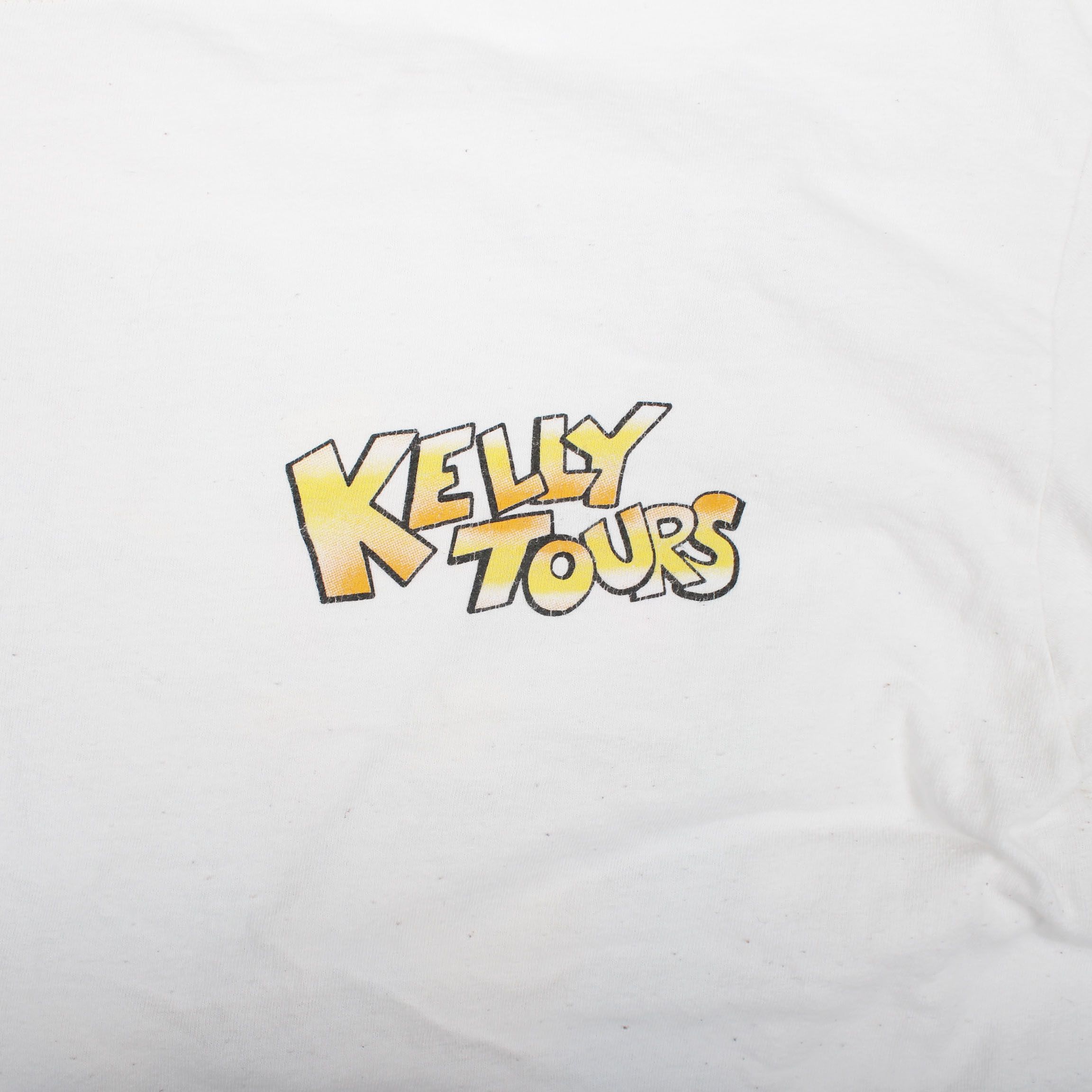 Vintage 90s Kelly Tours T Shirt USA Map Graphic Tee Size US M / EU 48-50 / 2 - 6 Thumbnail