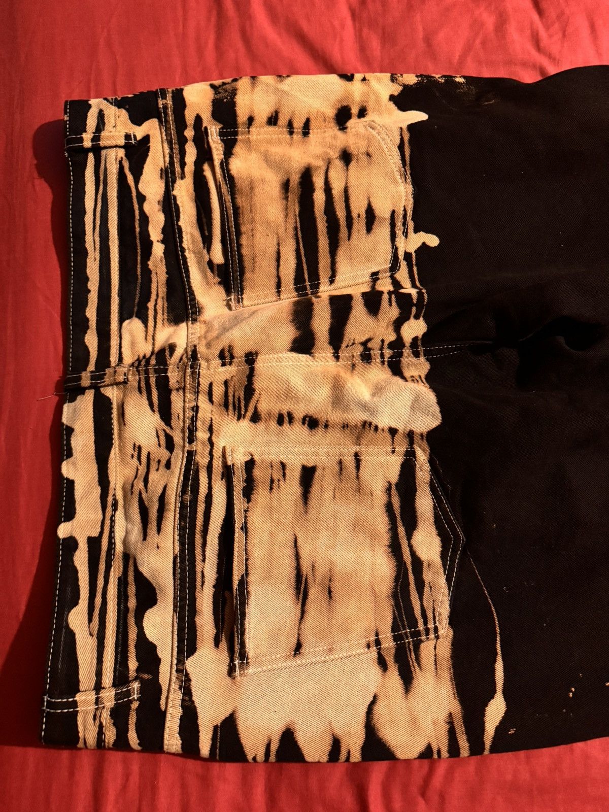 Other Custom Bleached Baggy jeans Size US 38 / EU 54 - 4 Thumbnail