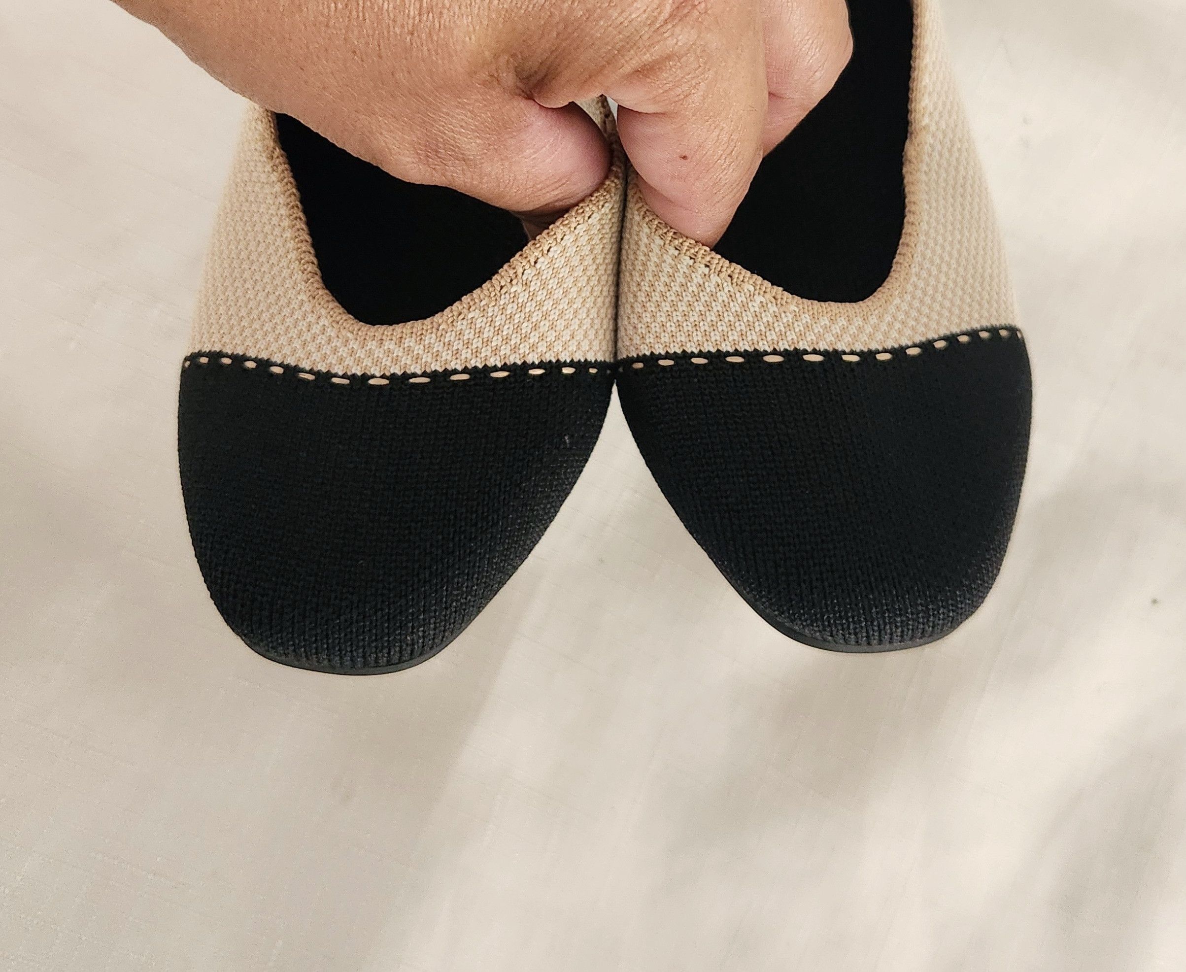 Designer ROTHYS Tuxedo ECO FRIENDLY THE SQUARE SLIP ON FLATS SIZE 7 Size US 7 / IT 37 - 5 Thumbnail