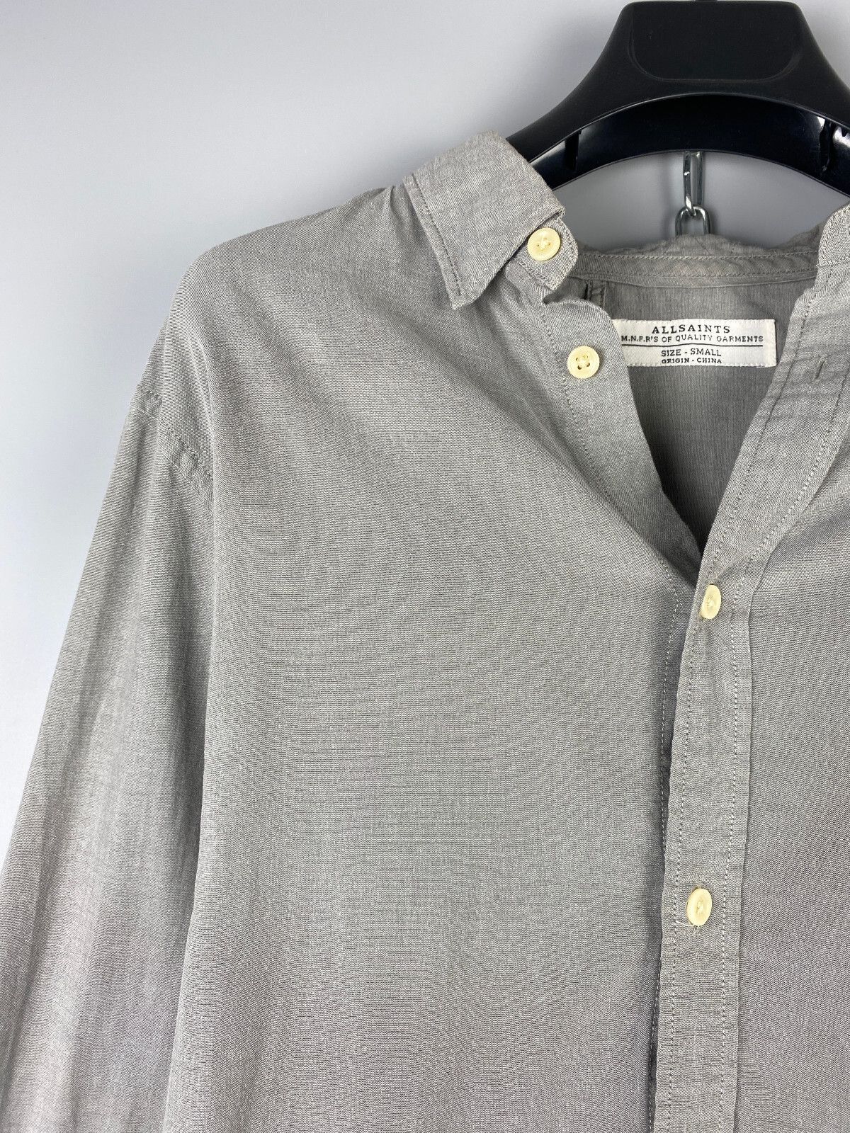 Allsaints AllSaints Mens Long Sleeve Redondo LS Shirt Size US S / EU 44-46 / 1 - 4 Thumbnail