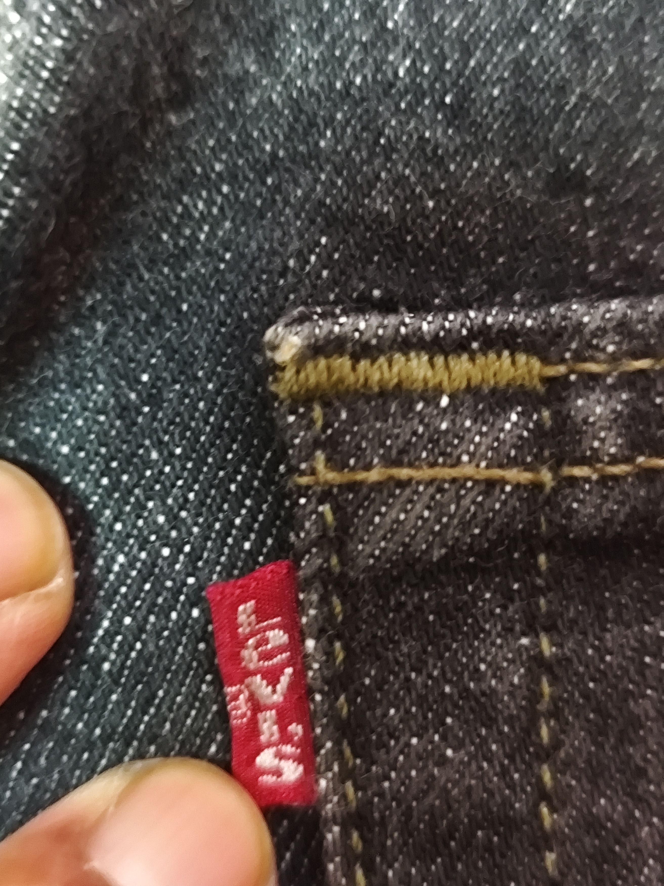 Levi's 🇺🇸VINTAGE 90s LEVIS WOMEN 501 W25 L32 MADE IN USA Size 25" / US 0 / IT 36 - 14 Thumbnail