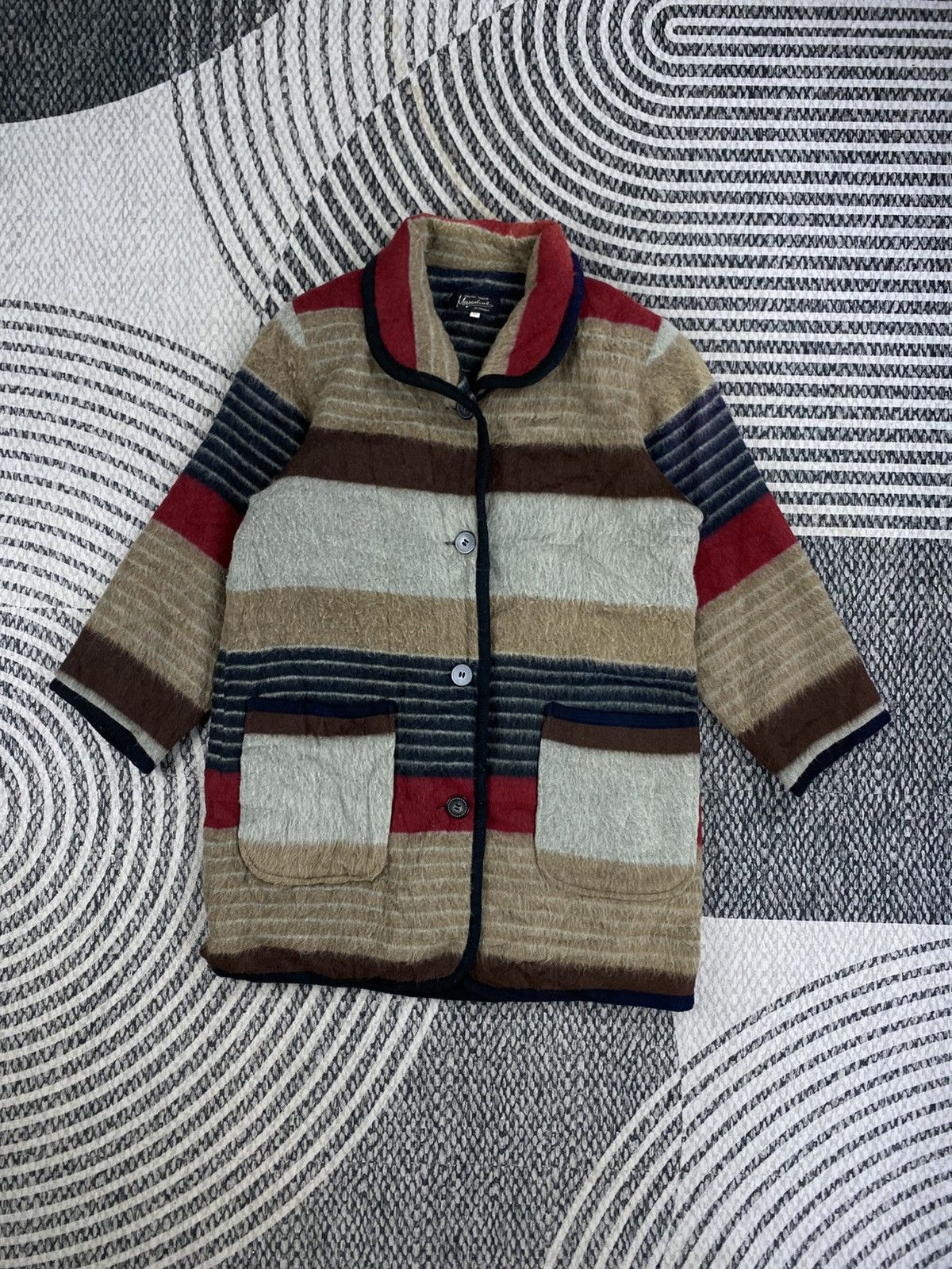 Vintage Vtg Marvelous By Friendly Wool Blend Navajo Style Jacket Size US M / EU 48-50 / 2 - 1 Thumbnail