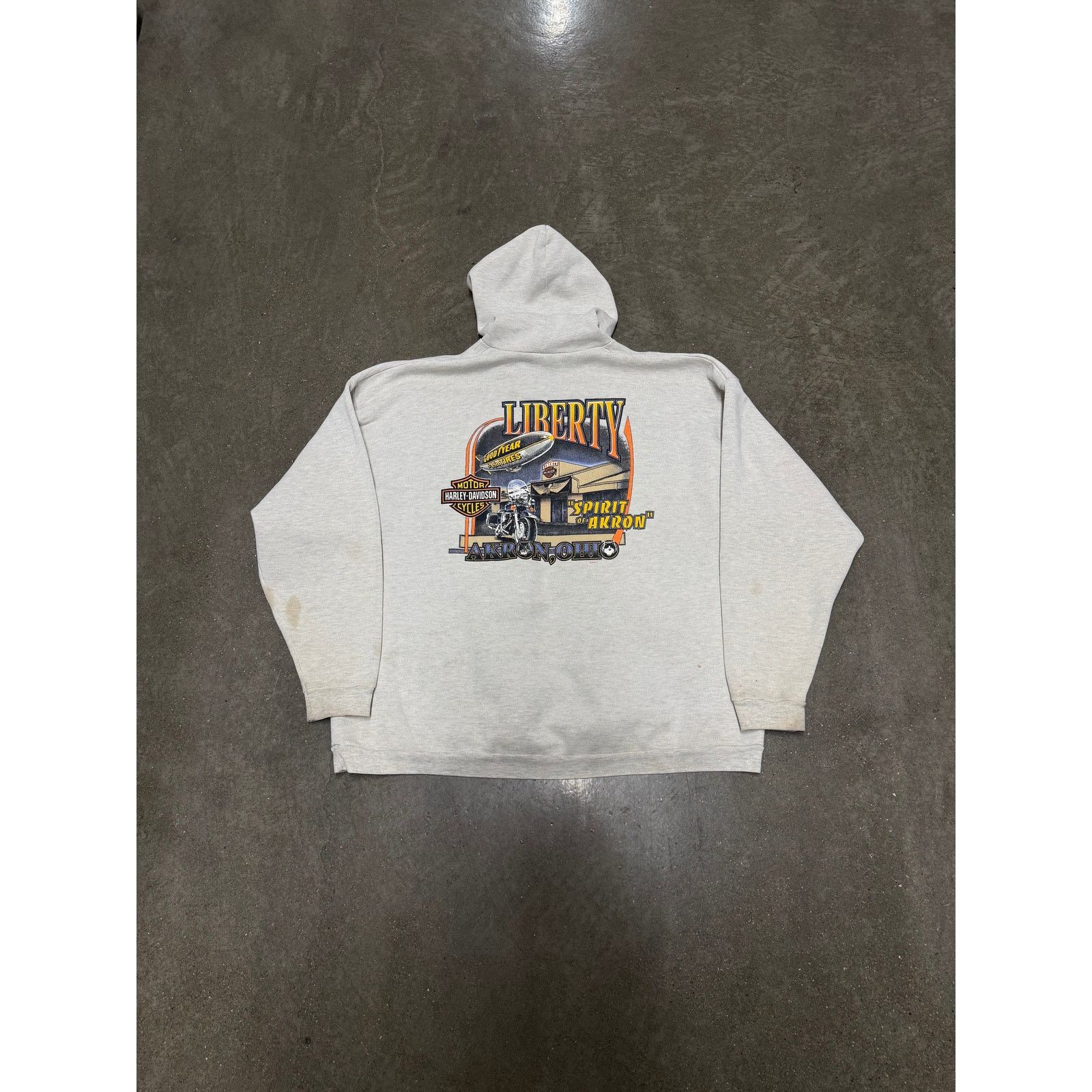 Harley Davidson Harley Davidson Akron, Ohio Sweatshirt Hoodie size Large Size US L / EU 52-54 / 3 - 6 Thumbnail