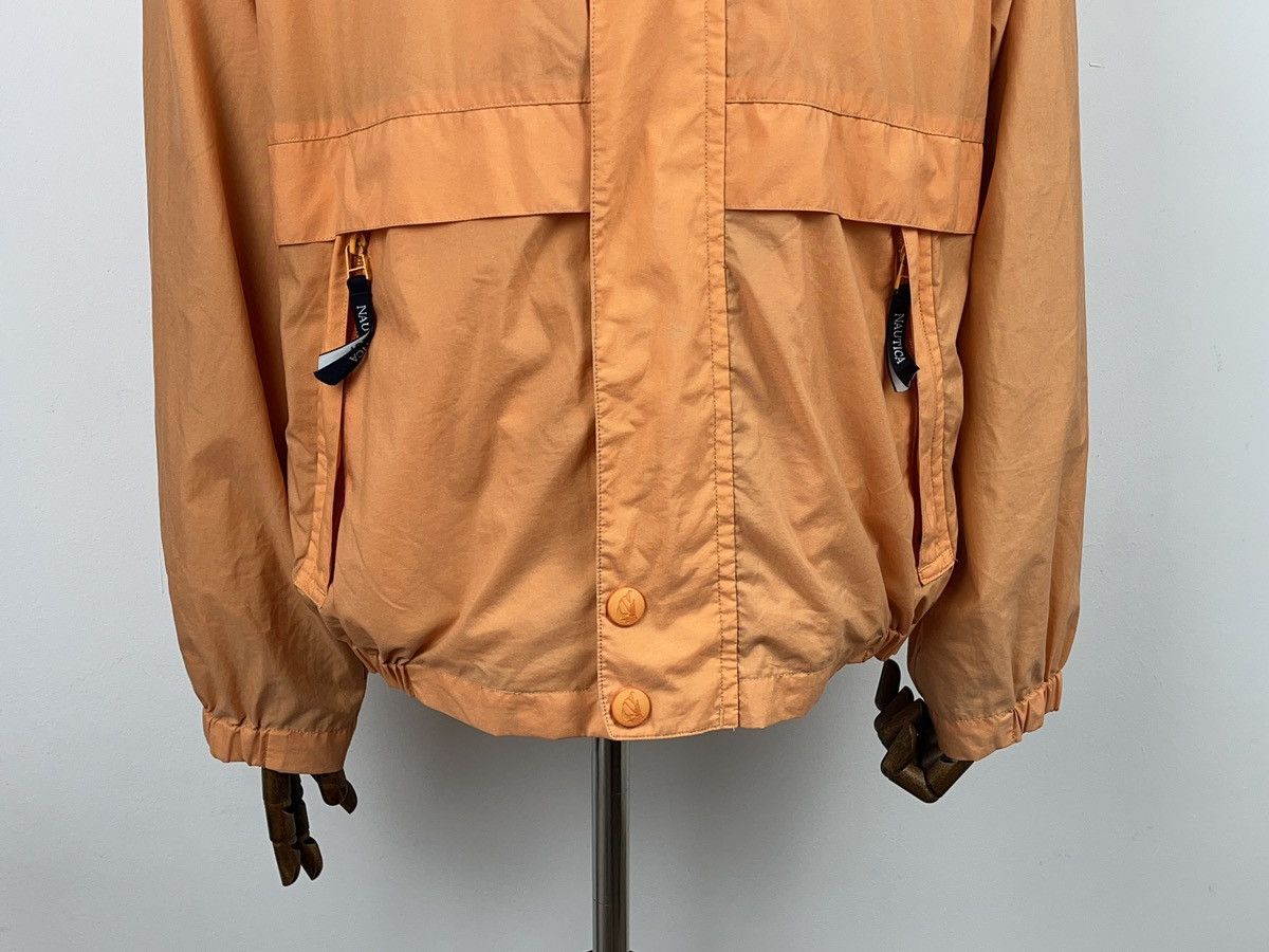 Nautica × Vintage Nautica Vintage Orange Hooded Jacket Size L Size US L / EU 52-54 / 3 - 8 Thumbnail
