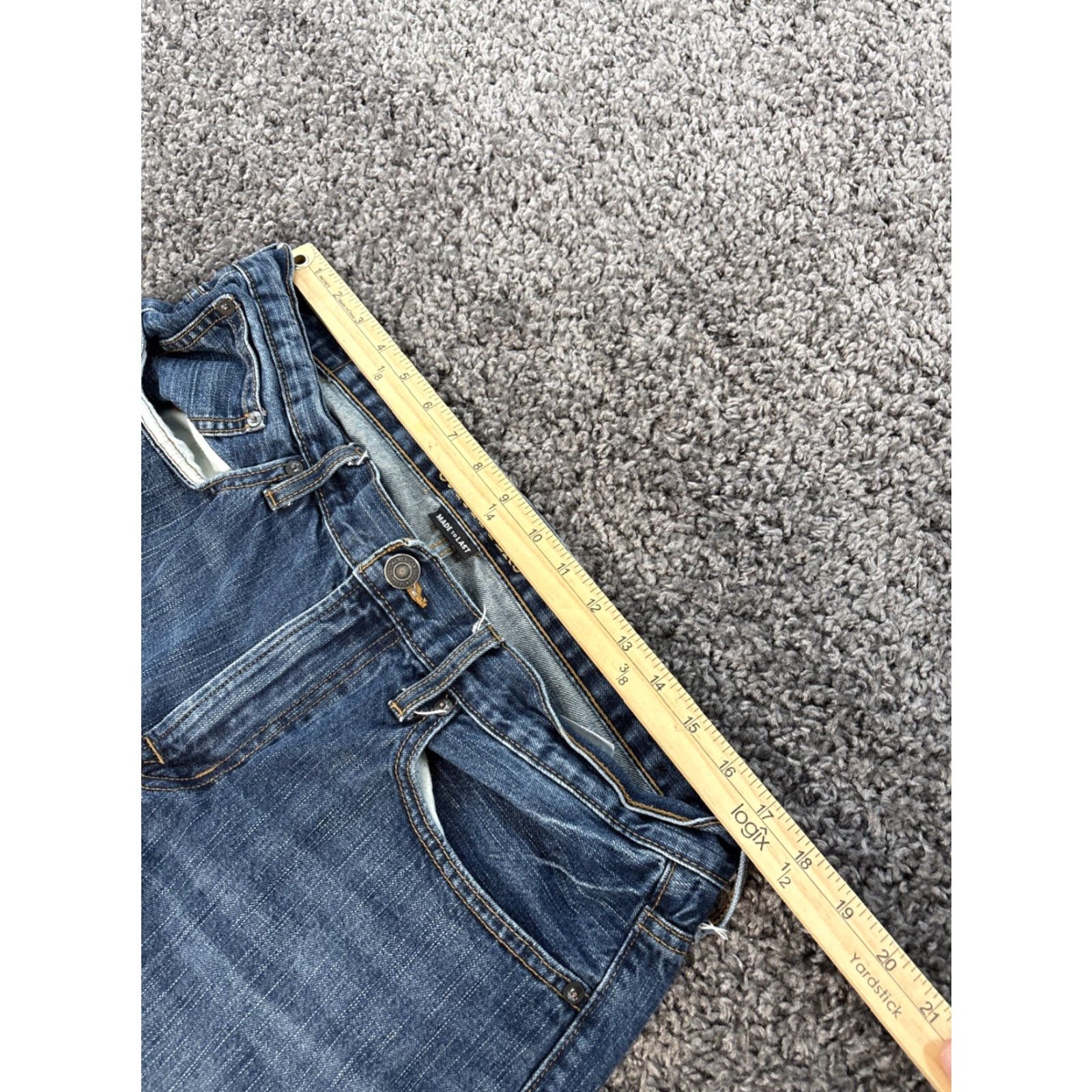 American Eagle Outfitters VINTAGE American Eagle Outfitters Jeans Men 34x31 Jeans Denim Blue Distressed 90s Wide-Leg Relaxed Baggy Pockets Size US 34 / EU 50 - 4 Thumbnail