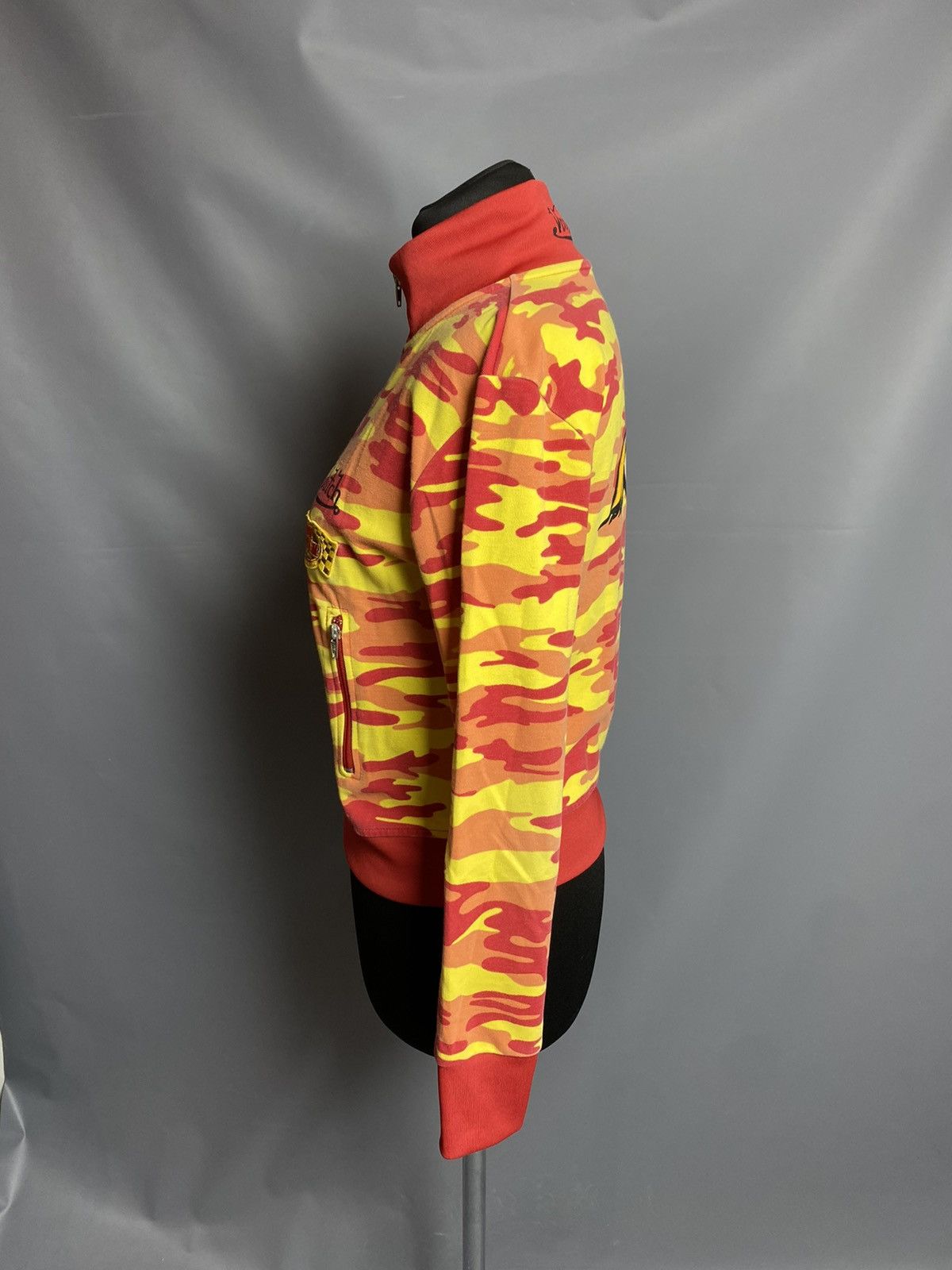 Vintage Women's Von Dutch VTG Camo Zip Up Patches Sweatshirt Size M Size M / US 6-8 / IT 42-44 - 16 Thumbnail