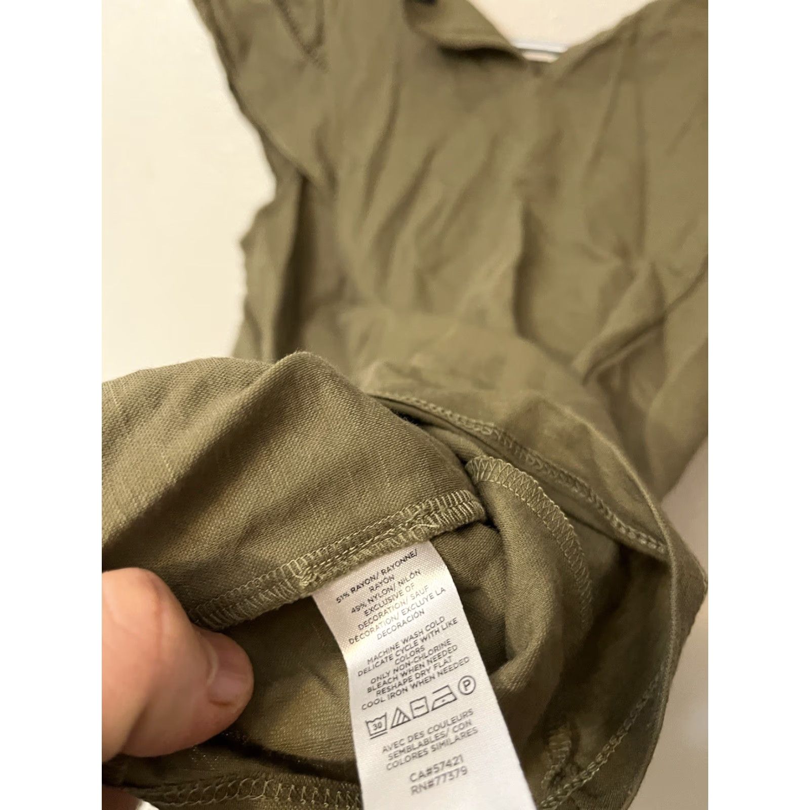 Ann Taylor VINTAGE Ann Taylor Blouse Shirt Womens PS Cap Sleeve Green 90s Petite Small Green Cap Sleeve US PS Womens Size S / US 4 / IT 40 - 7 Thumbnail