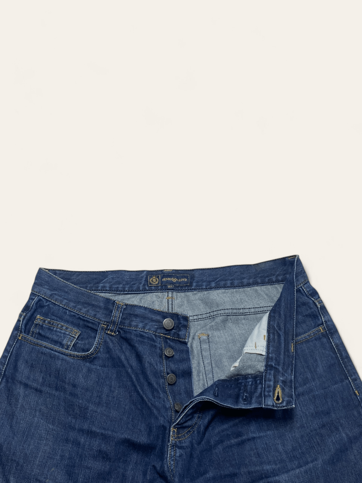 Henri Lloyd Vintage HENRI LLOYD Denim Blue Jeans Size US 34 / EU 50 - 7 Thumbnail