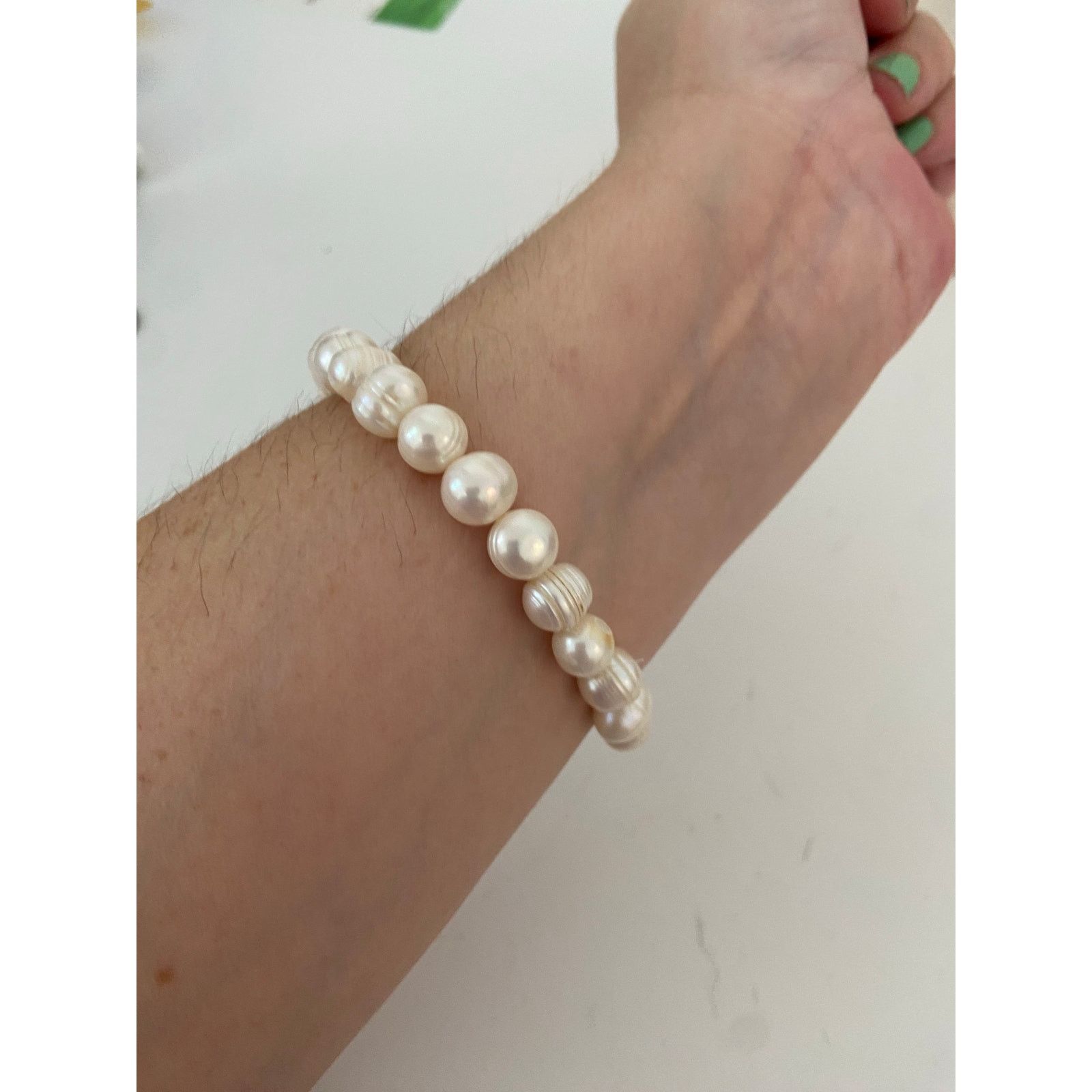 Handmade Pearl bracelet Size ONE SIZE - 3 Thumbnail