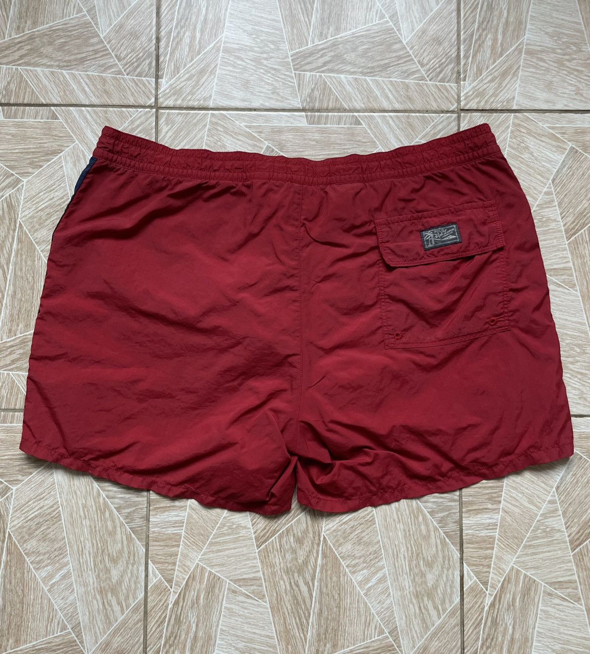 Polo Ralph Lauren Vintage Polo Ralph Lauren Swimwear Rider Logo Nylon Shorts L Size US 34 / EU 50 - 3 Thumbnail