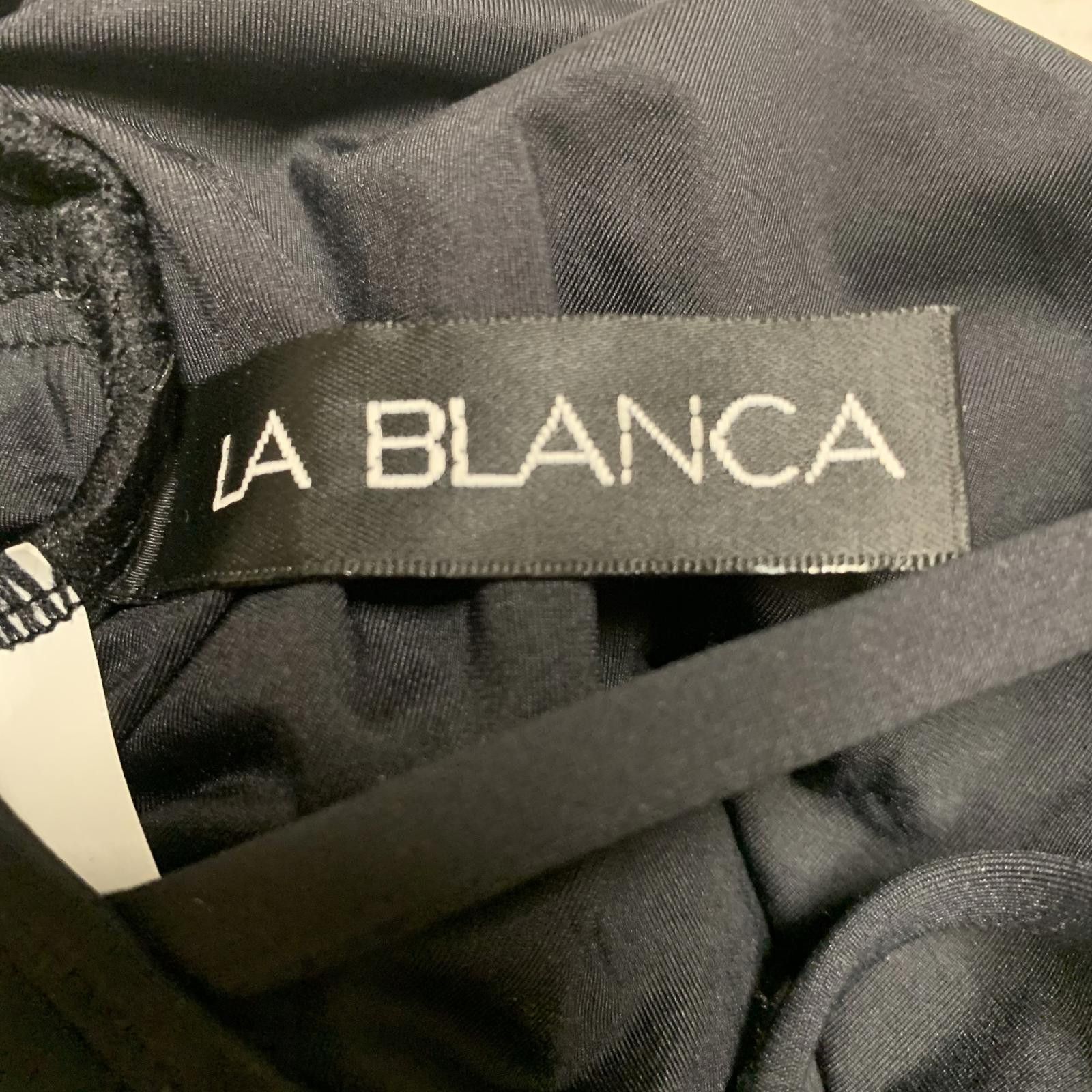 Other La Blanca Women's Size 10 Black Halter Swim Top Ruched Bust Size ONE SIZE - 8 Thumbnail