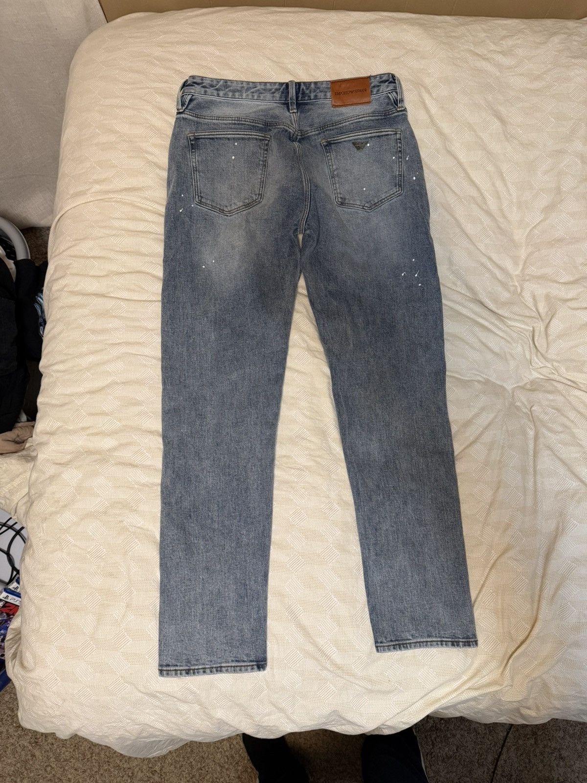 Emporio Armani Emporio Armani Blue Pocket Jeans Size 31 Size US 31 - 8 Thumbnail