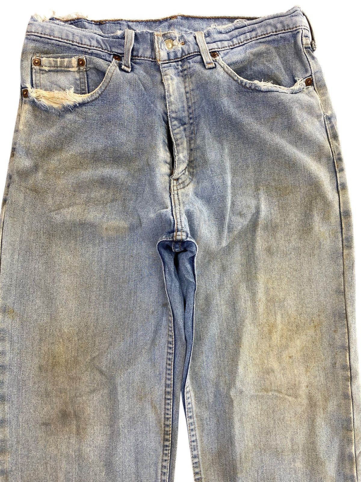 Levi's Levi’s-Faded Light Wash Style Straight Leg Jeans Size US 28 / EU 44 - 2 Thumbnail