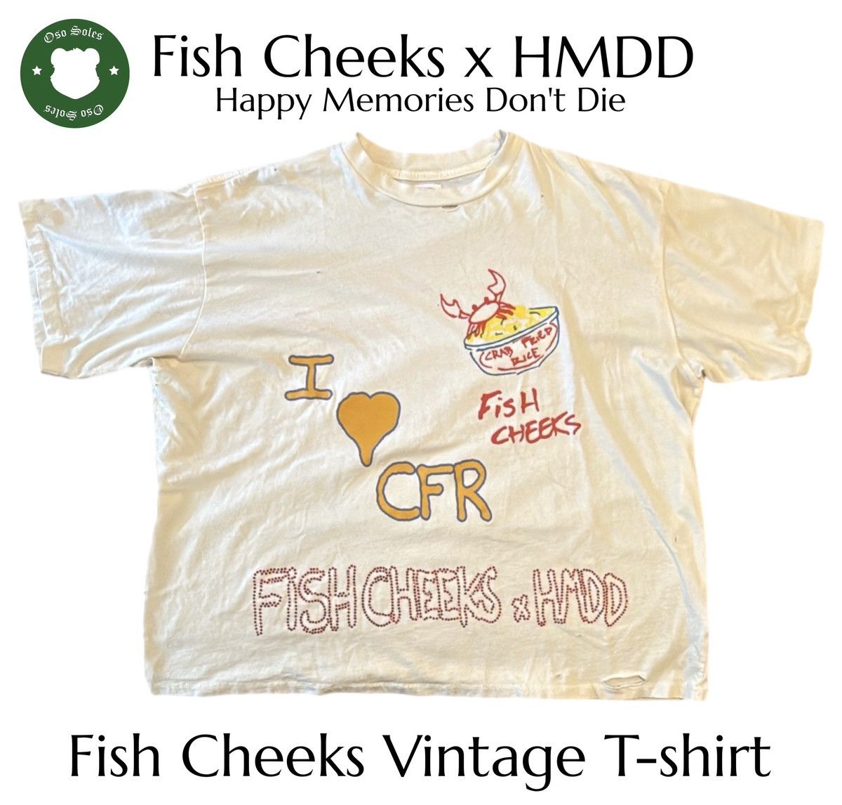 HMDD Complex Exclusive HMDD Fish Cheeks T-shirt Small Size US S / EU 44-46 / 1 - 1 Thumbnail