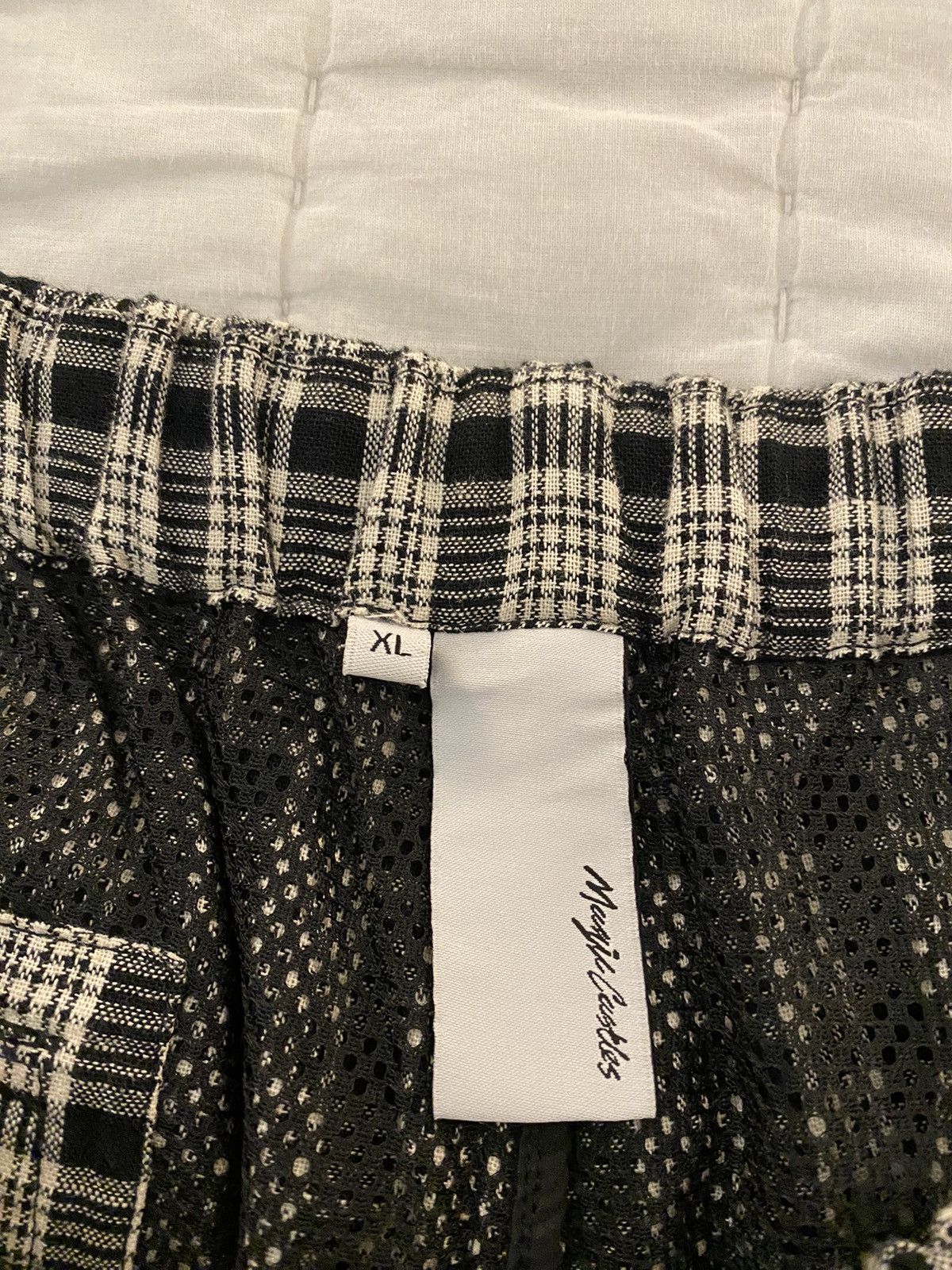 Other Magic Castles Beyond Short Black Ecru Check XL Size US 36 / EU 52 - 9 Thumbnail