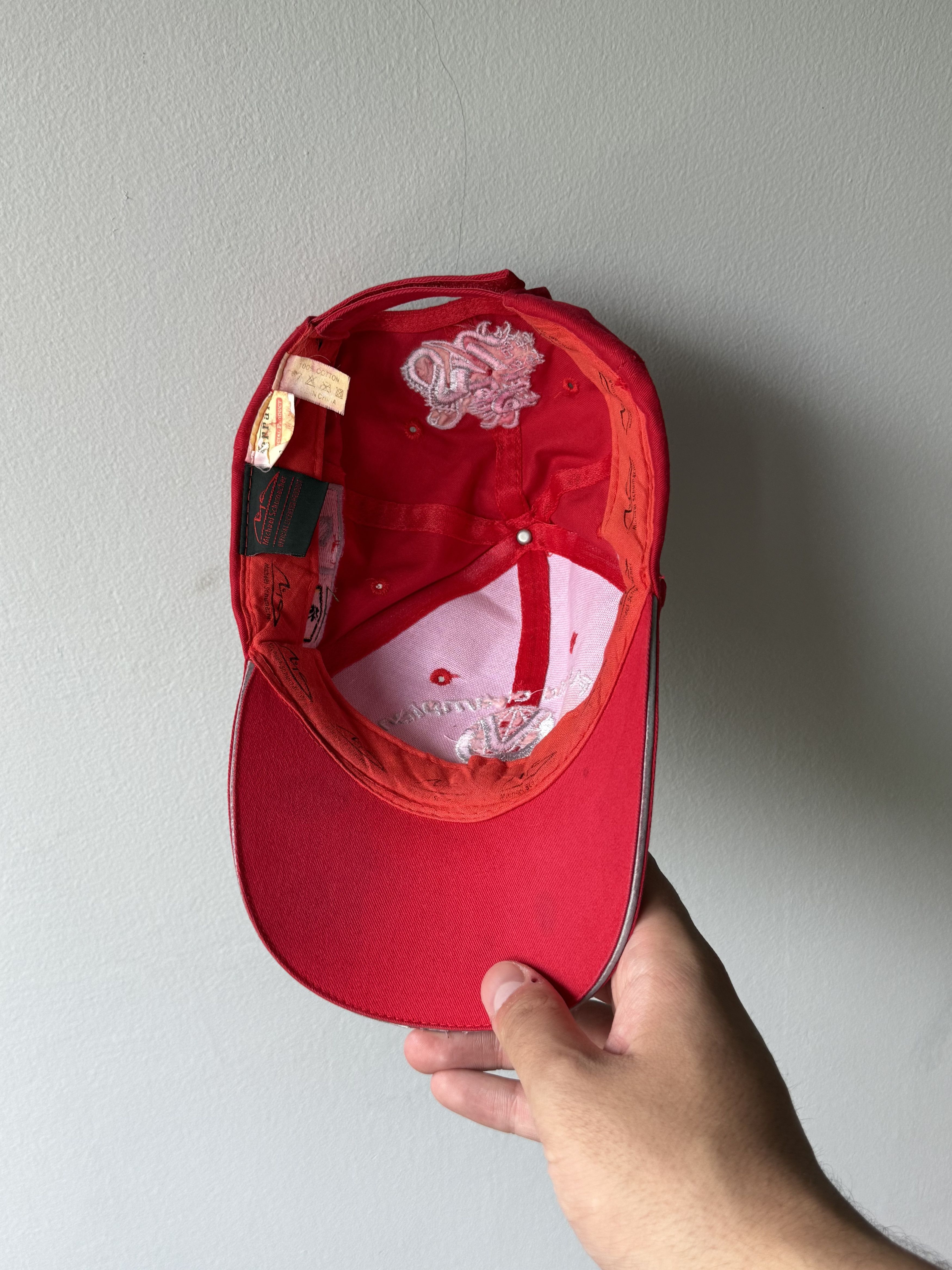 Formula 1 Vtg Michael Schumacher Ferrari F1 World Champion Racing Cap Size ONE SIZE - 7 Thumbnail