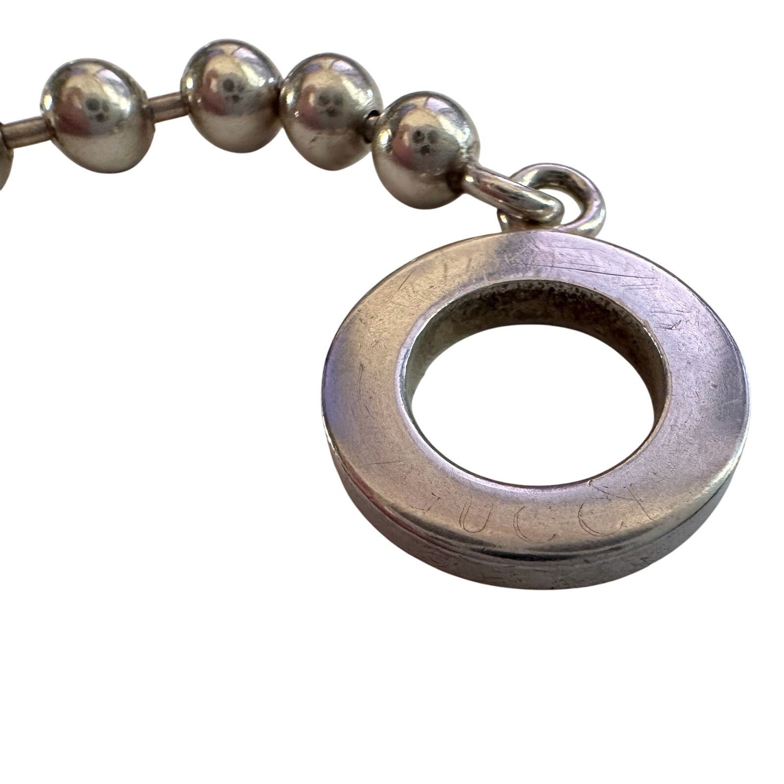 Gucci Gucci Sterling Silver Ball Chain Bracelet Size ONE SIZE - 9 Thumbnail