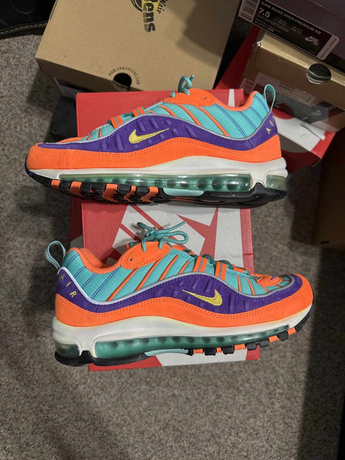Nike Cone Orange Air Max 98 Size US 7.5 / EU 40-41 - 1 Thumbnail